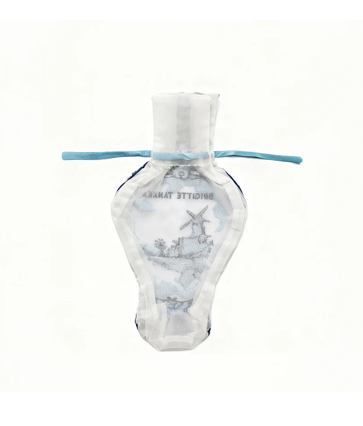 Brigitte Tanaka Delft Vase Organza Pouch