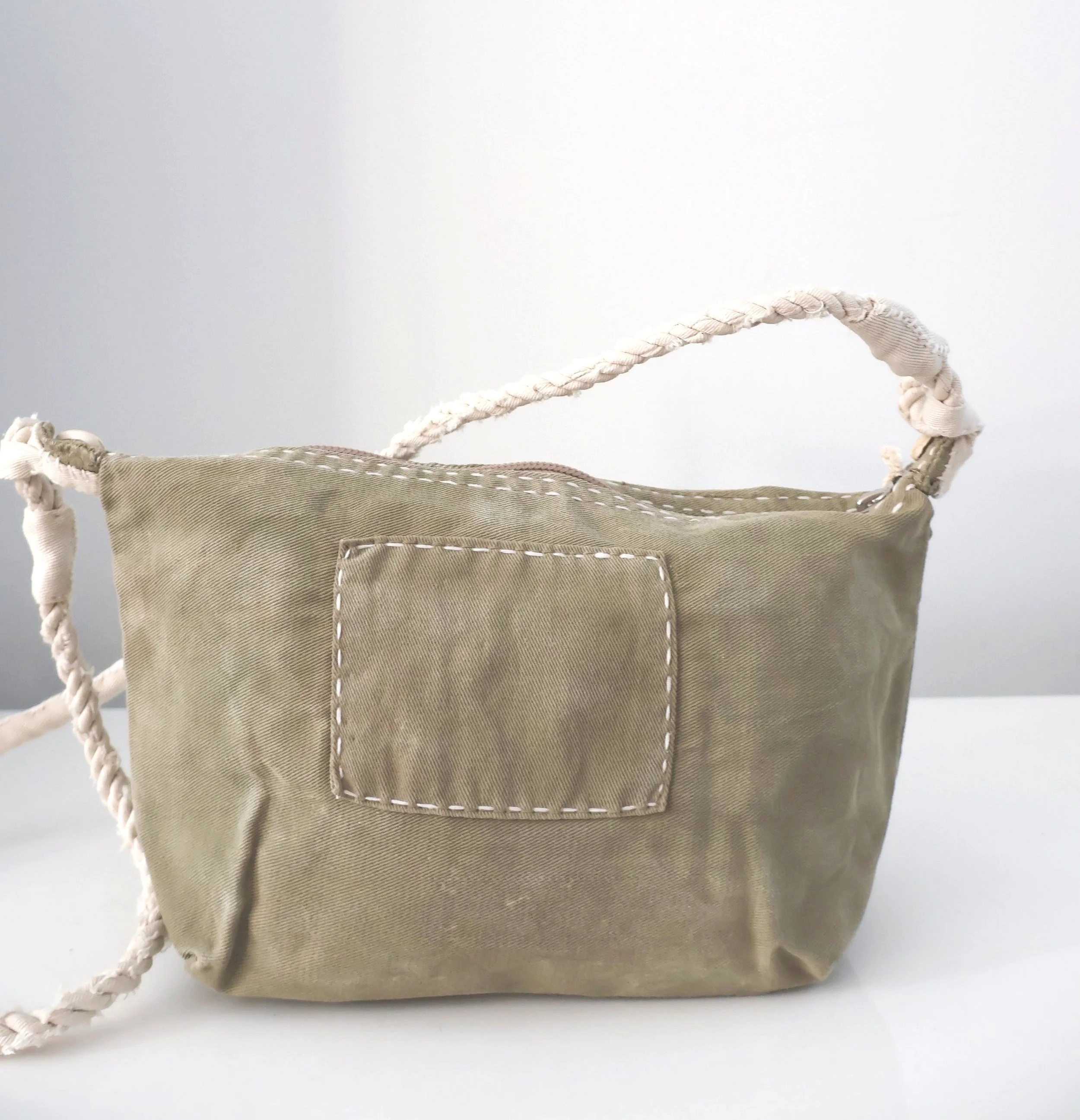 Ali Lamu Large Oasis Sand Natural Star Cross Body