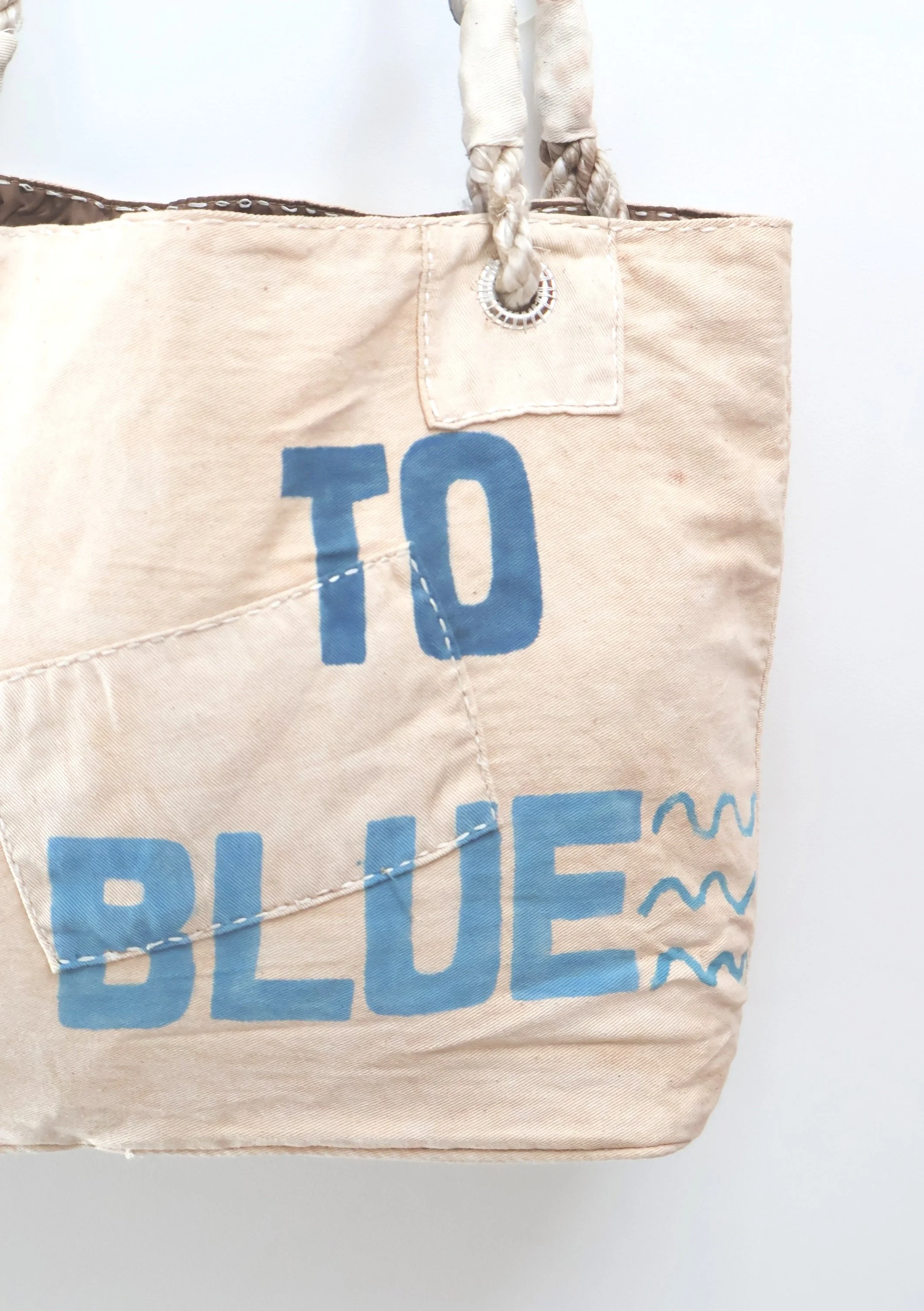 Ali Lamu X Esplora INTO THE BLUE X ANCHOR Dora Bag -DoubleSided (Copy)