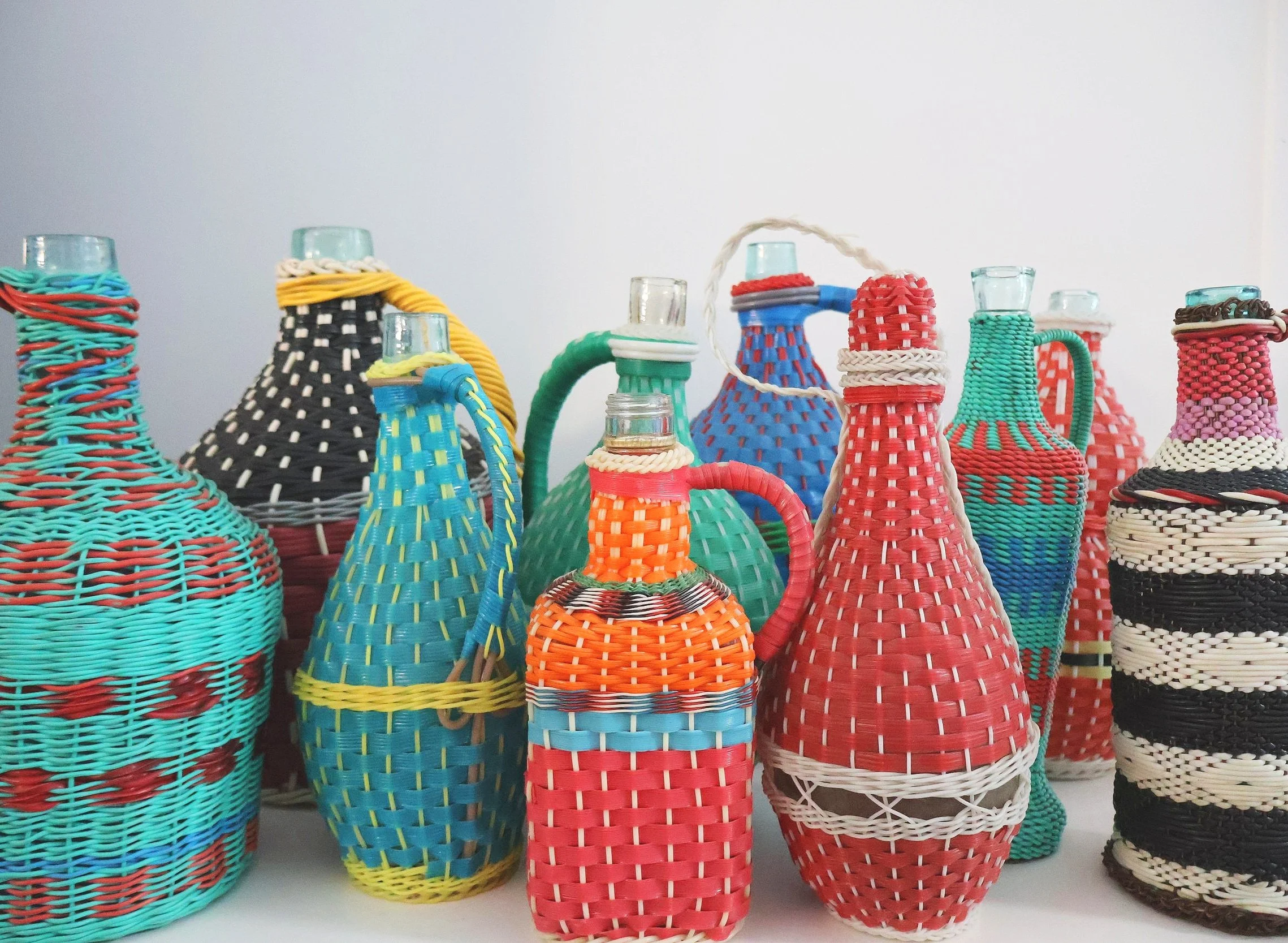 All'Origine Balkan Woven Glass Flask 4
