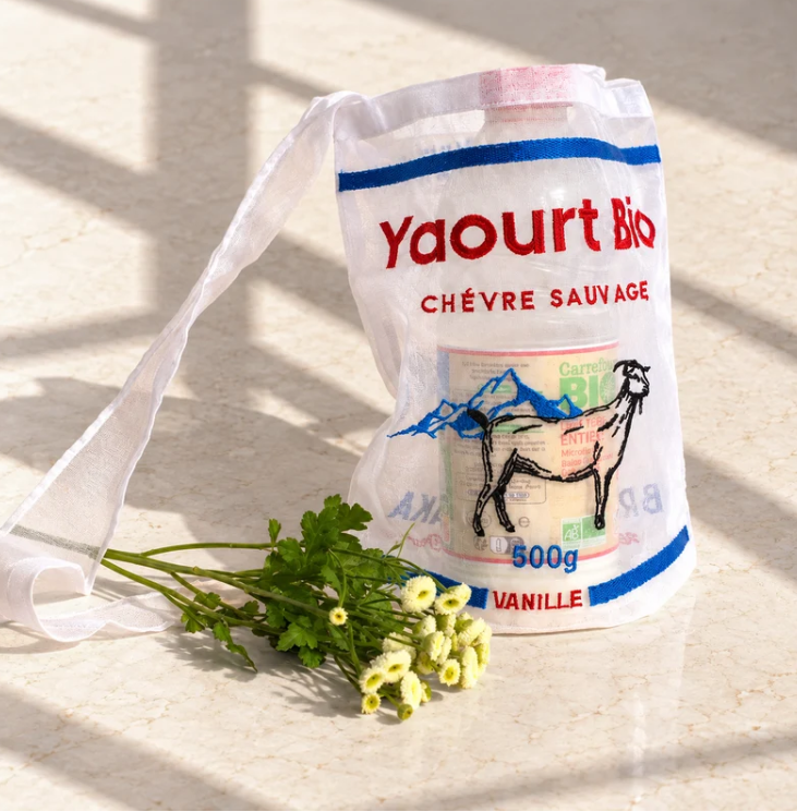 Brigitte Tanaka Sacoche Yaourt Organza Bag