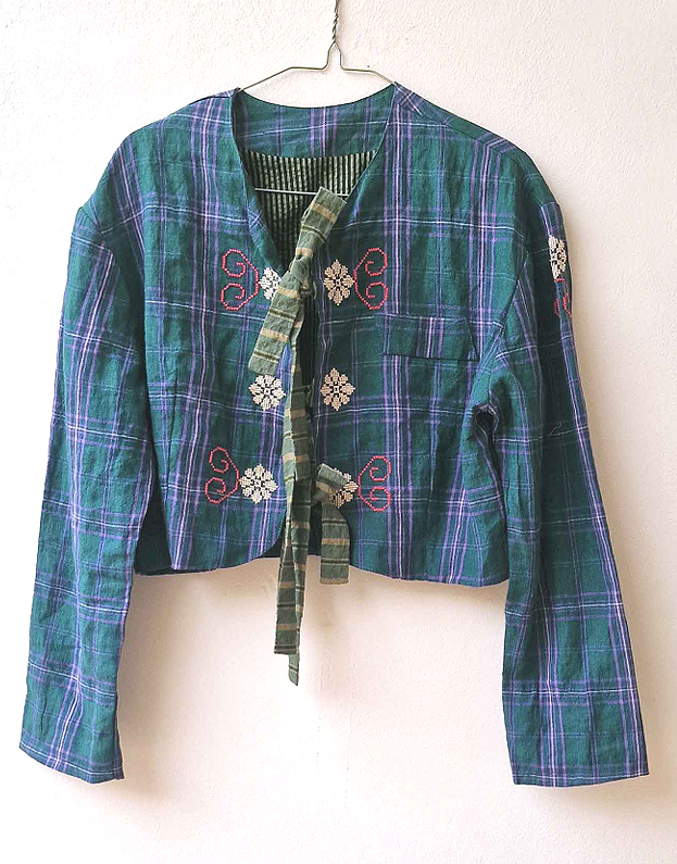 Claramonte Bolero Tattoo Jacket-Green Large