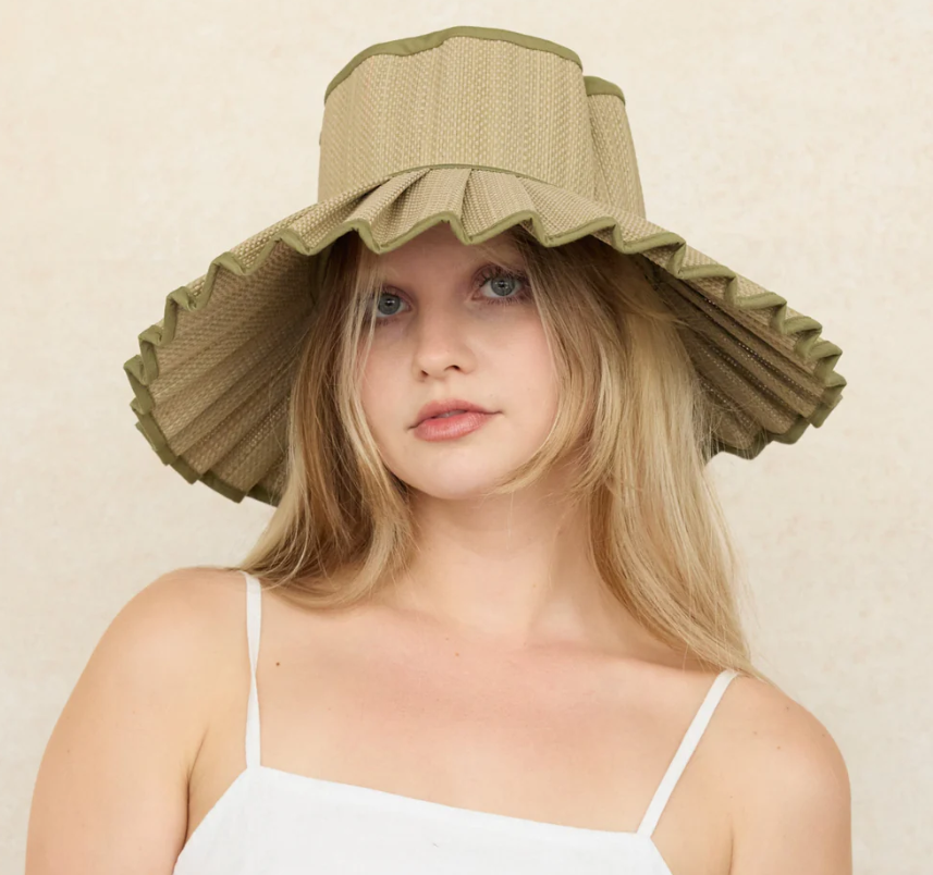 Lorna Murray Olive Groove Island Capri Hat- Midi Medium