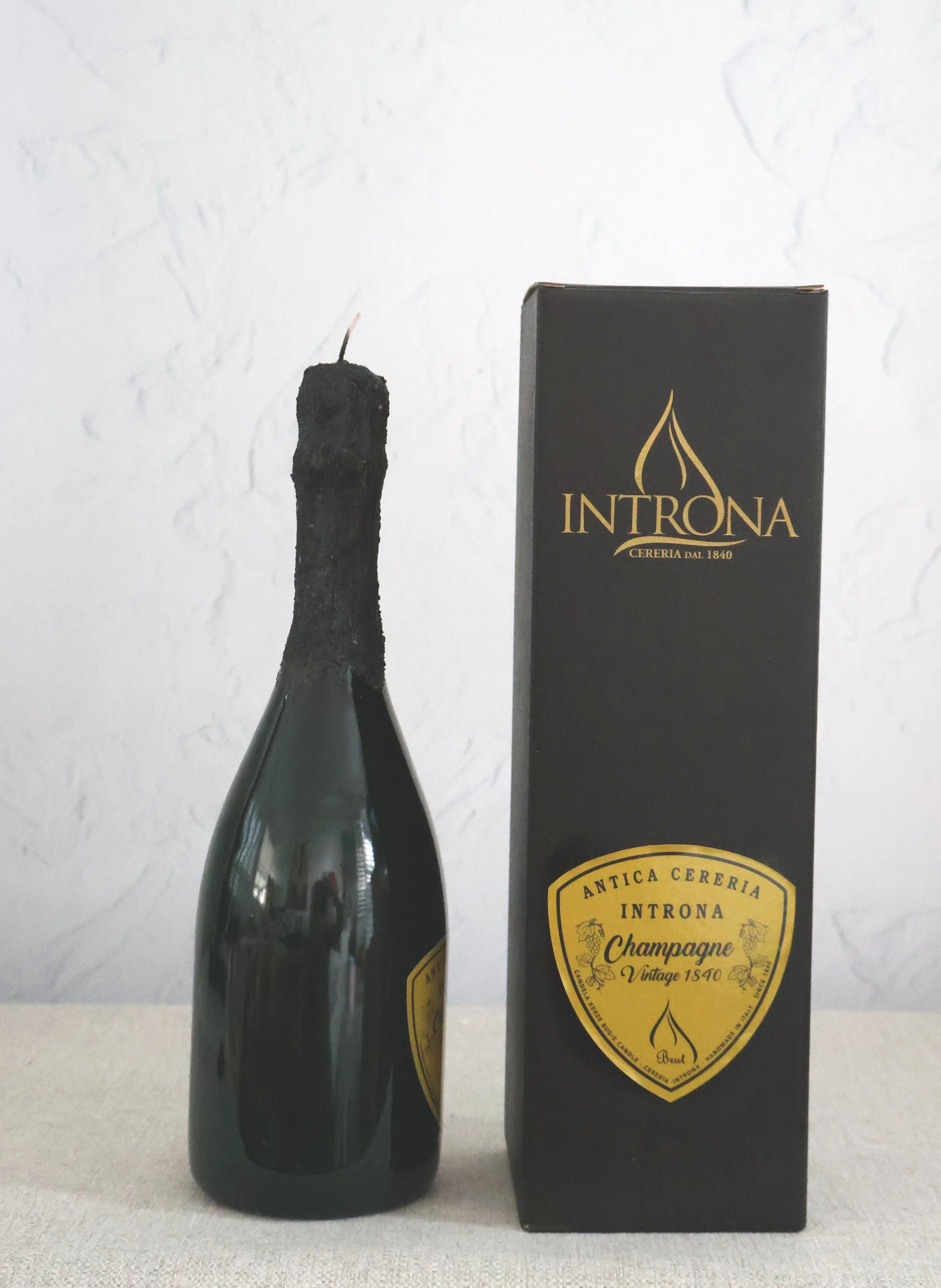 Cereria Introna Magnum Champagne Boxed Wax Candle