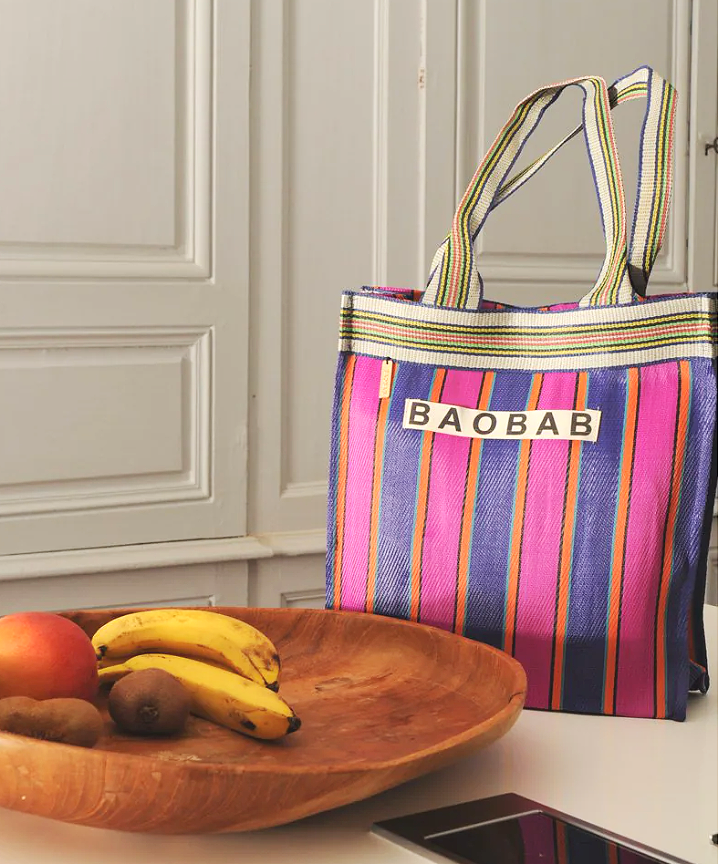 BAOBAB City Nylon Tote Bag -Pink/Purple