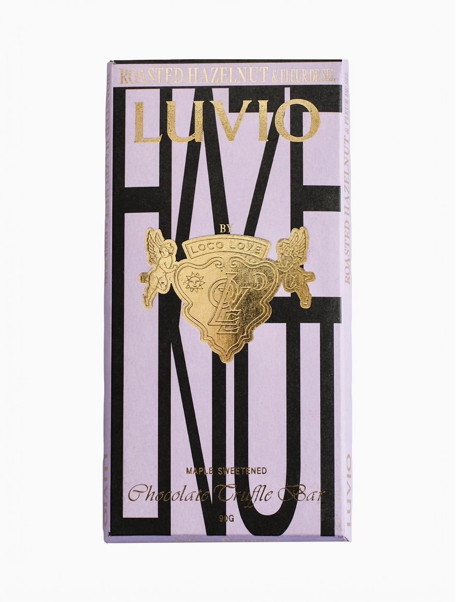 Loco Love Luvio Roasted Hazelnut & Fleur De Sel 90g