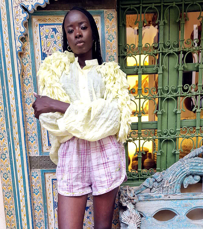 Claramonte Embroidered Shorts-Pink Medium 8-10