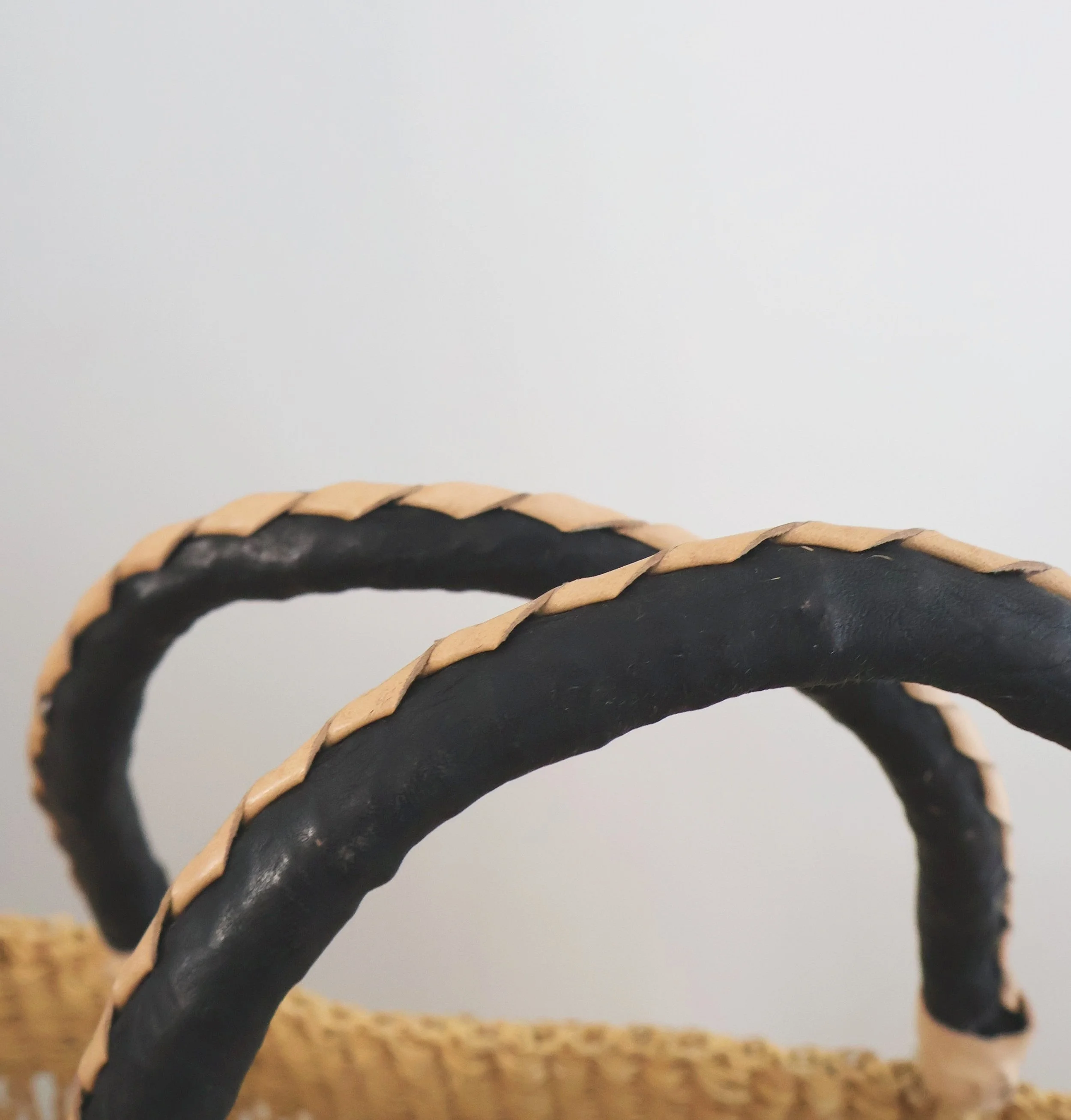 Bolgatanga Handwoven Natural Net Basket Bag- XLarge