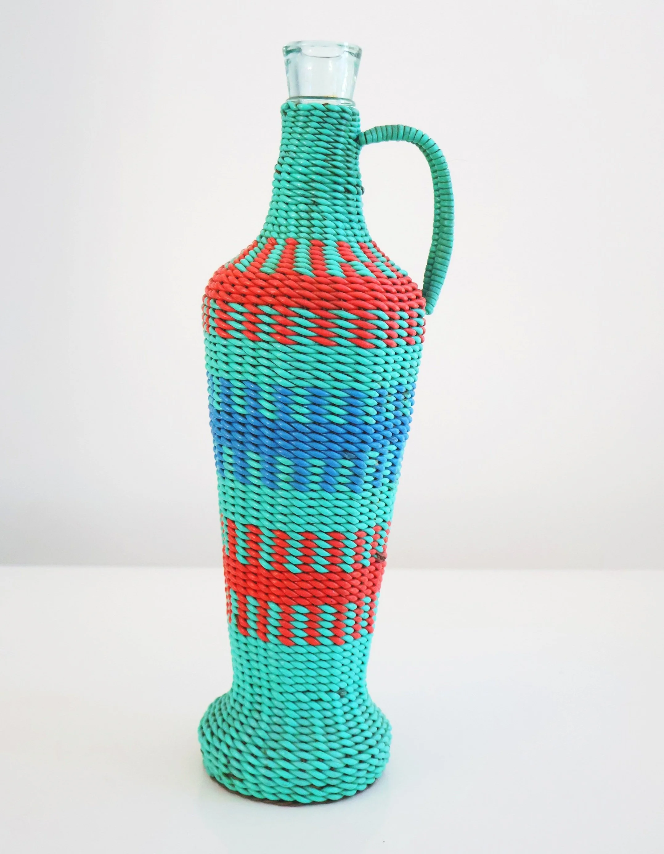 All'Origine Balkan Woven Glass Flask 19