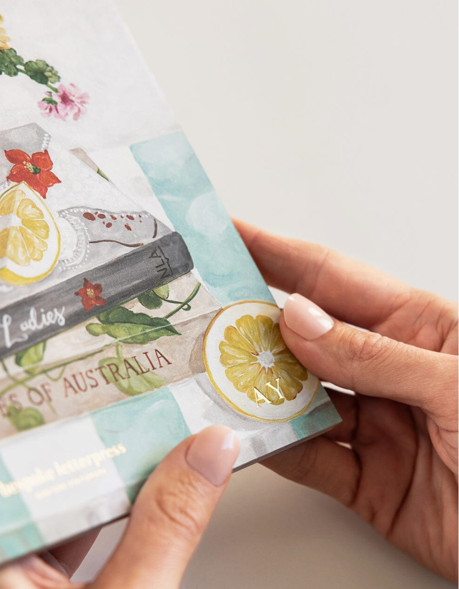 Bespoke Letterpress Native Wildflowers Workbook
