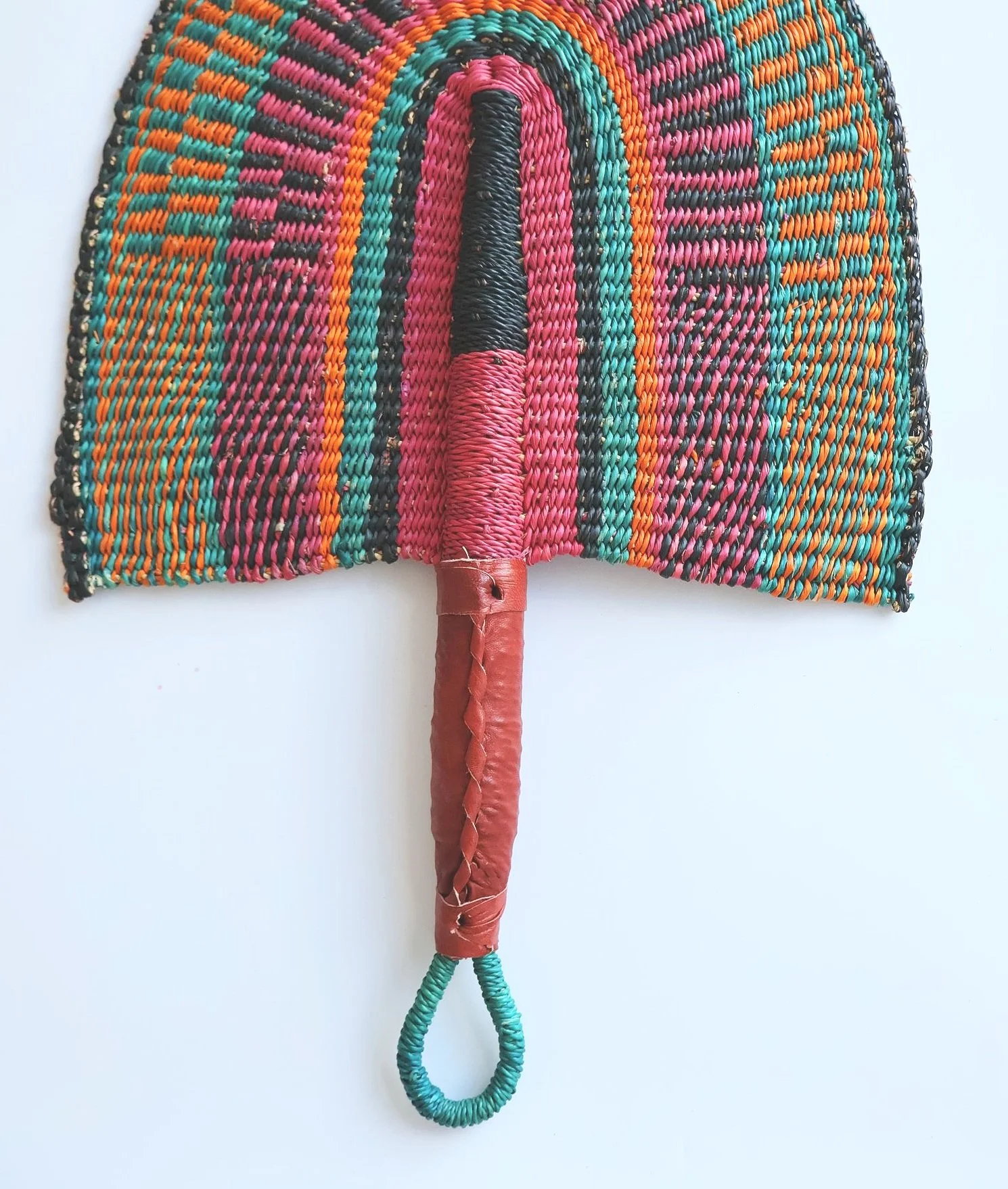 Bolgatanga Handwoven Semioval Fan #5