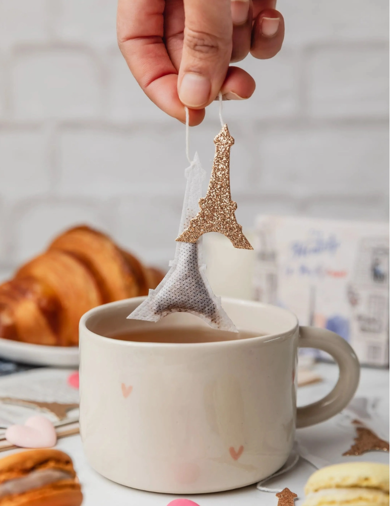 Tea Heritage La Parisienne Organic Tea Box - 10 Eiffel Tower Tea Bags