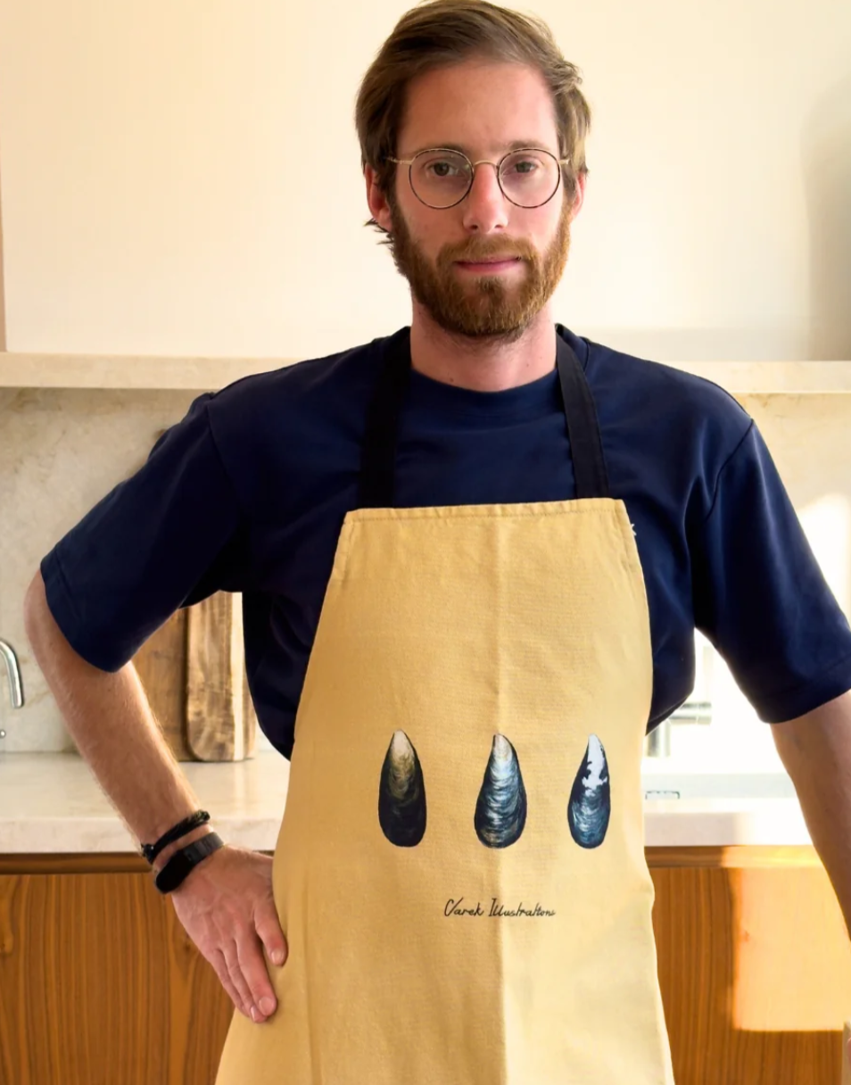 Varek Cotton Apron -The Mussels