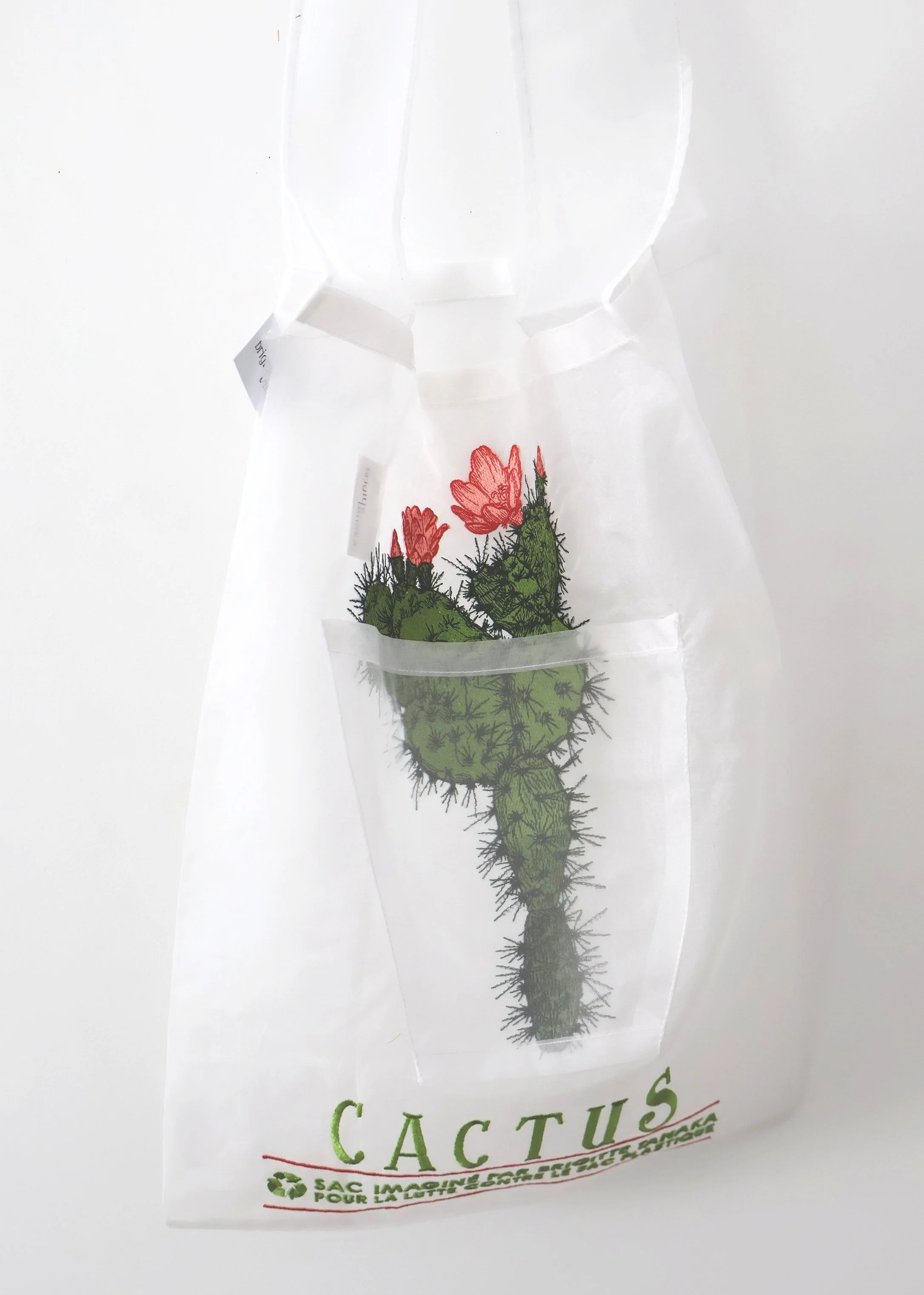 BRIGITTE TANAKA FLEURISTE CACTUS サボテンバッグ Brigitte Tanaka Fleuriste Cactus Organza Bag — ESPLORA