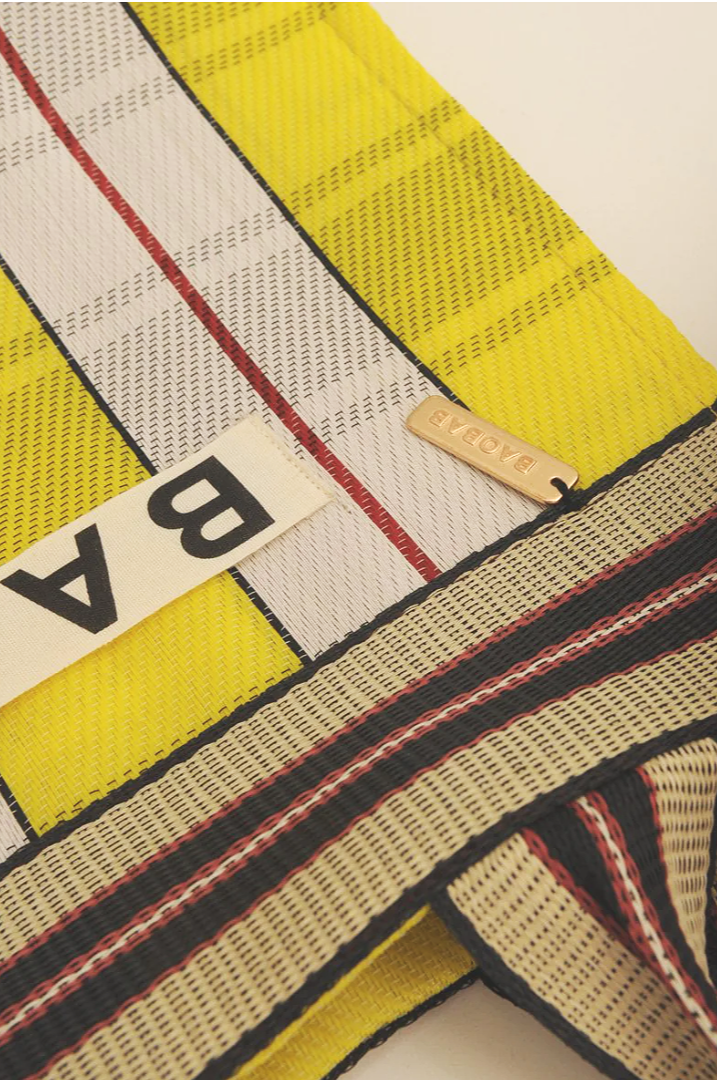 BAOBAB City Nylon Tote Bag -White/Yellow