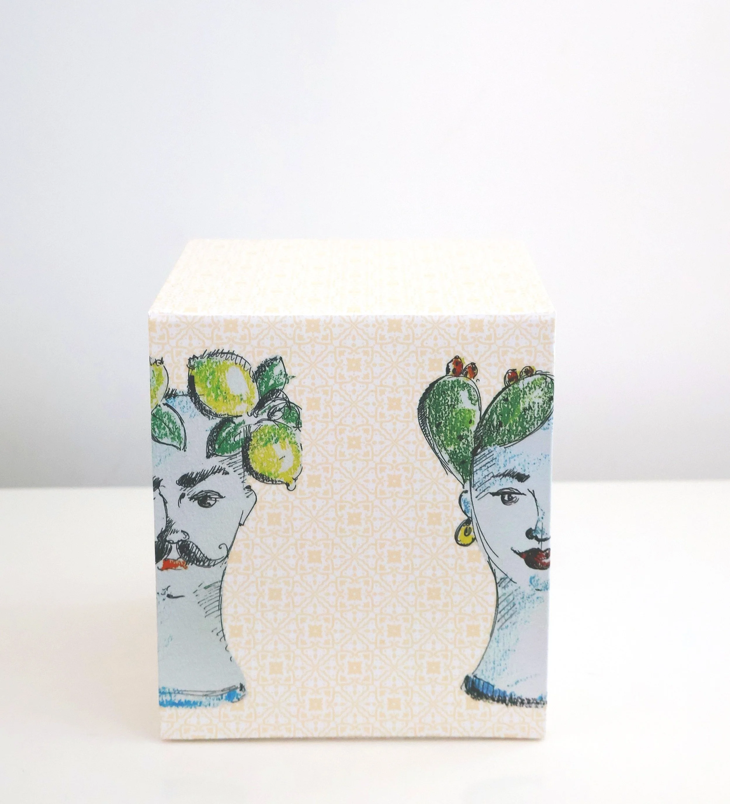 Les Ottomans Lemon Ceramic Scented Candle-Nicolo