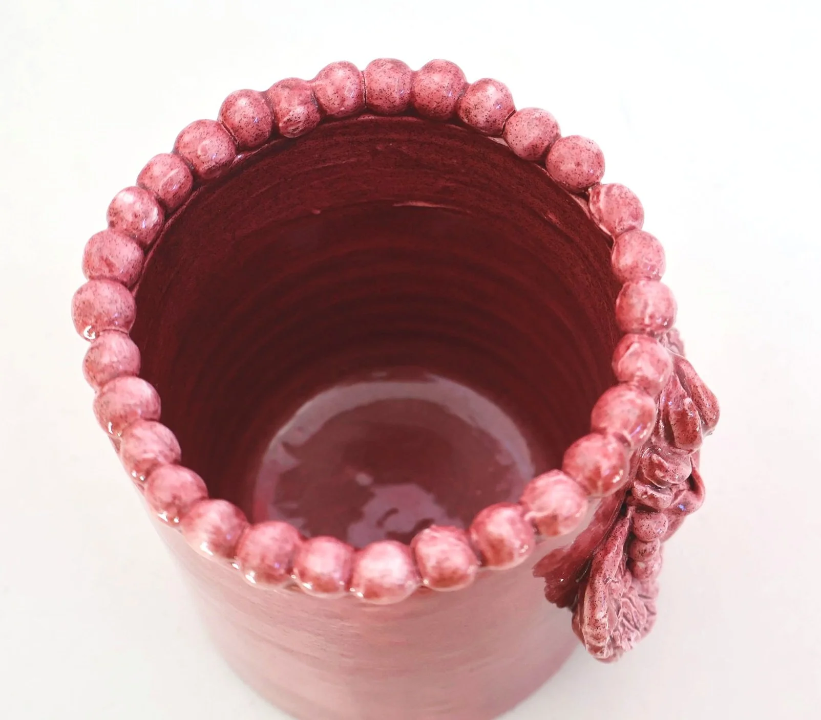 Elizabetta Carli Candleholder/Vase-Plum