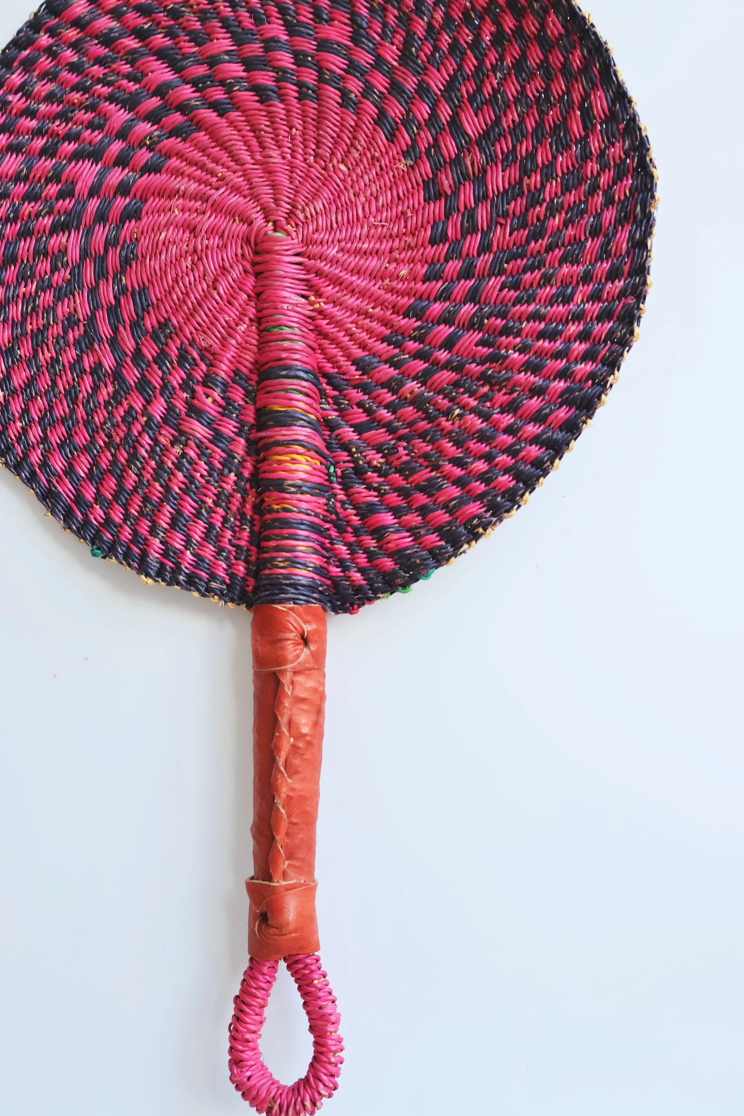 Bolgatanga Handwoven Round Fan #1