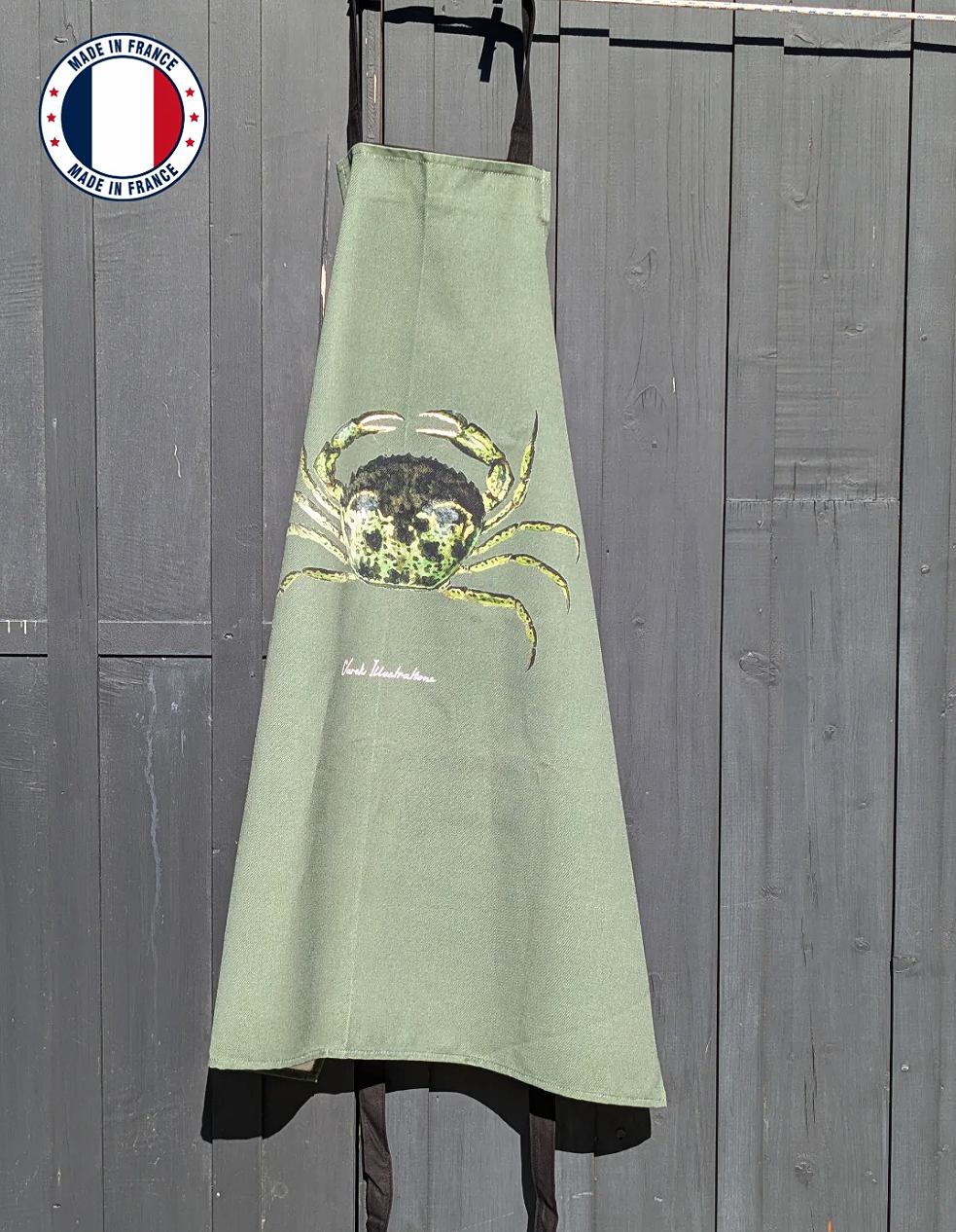 Varek Cotton Apron -The Green Crab