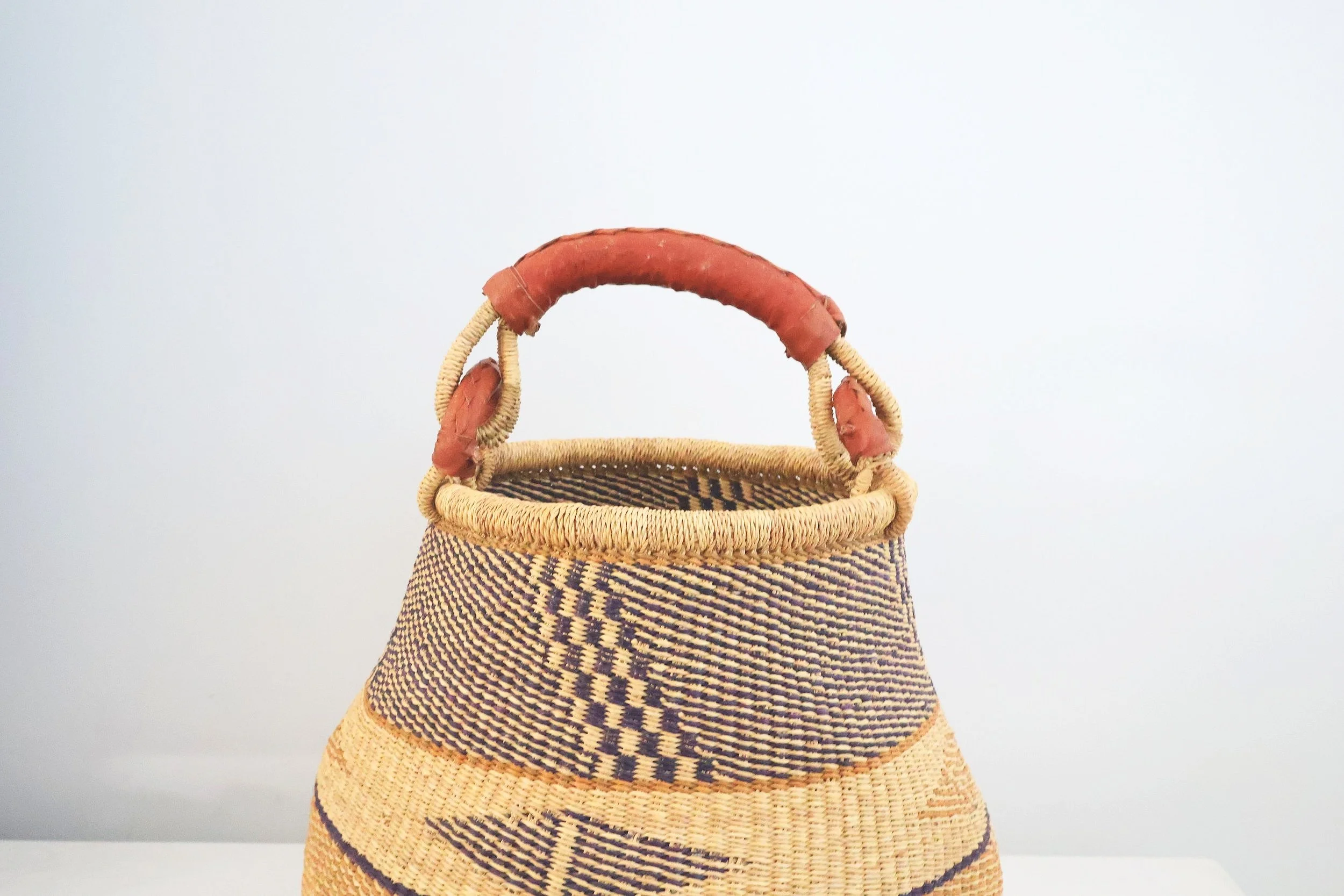 Bolgatanga Handwoven Pot Basket- Large #3