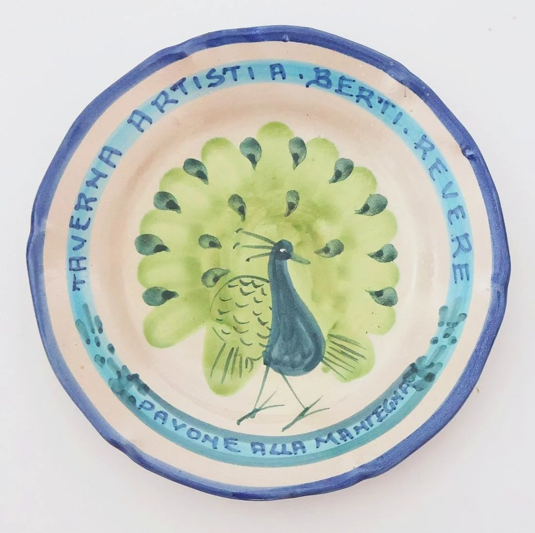 Buon Ricordo Taverna Artistia Berti Revere-Pavone Alla Mantegna