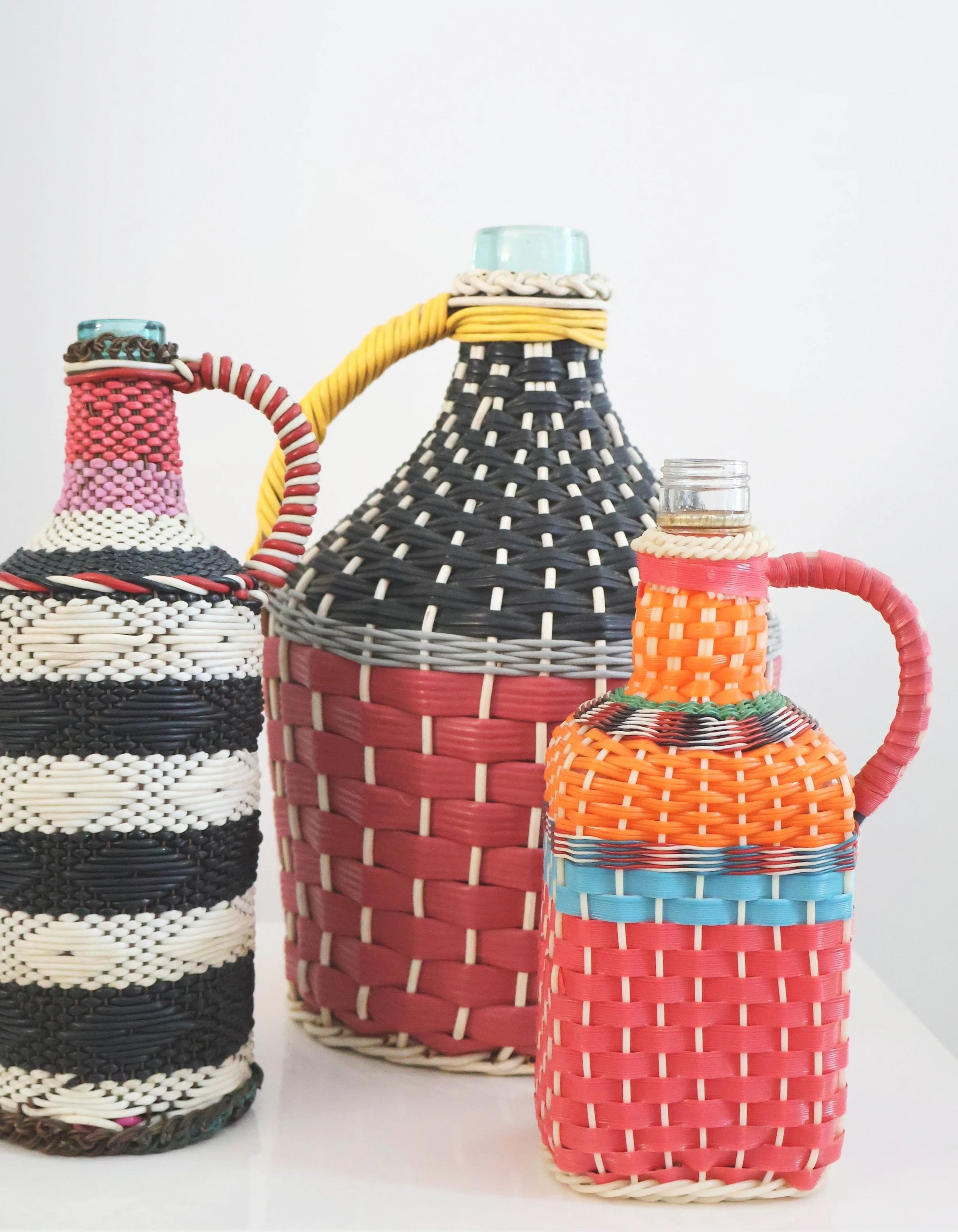 All'Origine Balkan Woven Glass Flask 4