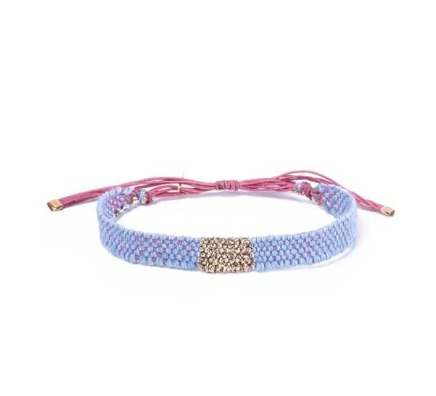 Maison Plune Esmeralda Bracelet- Blue