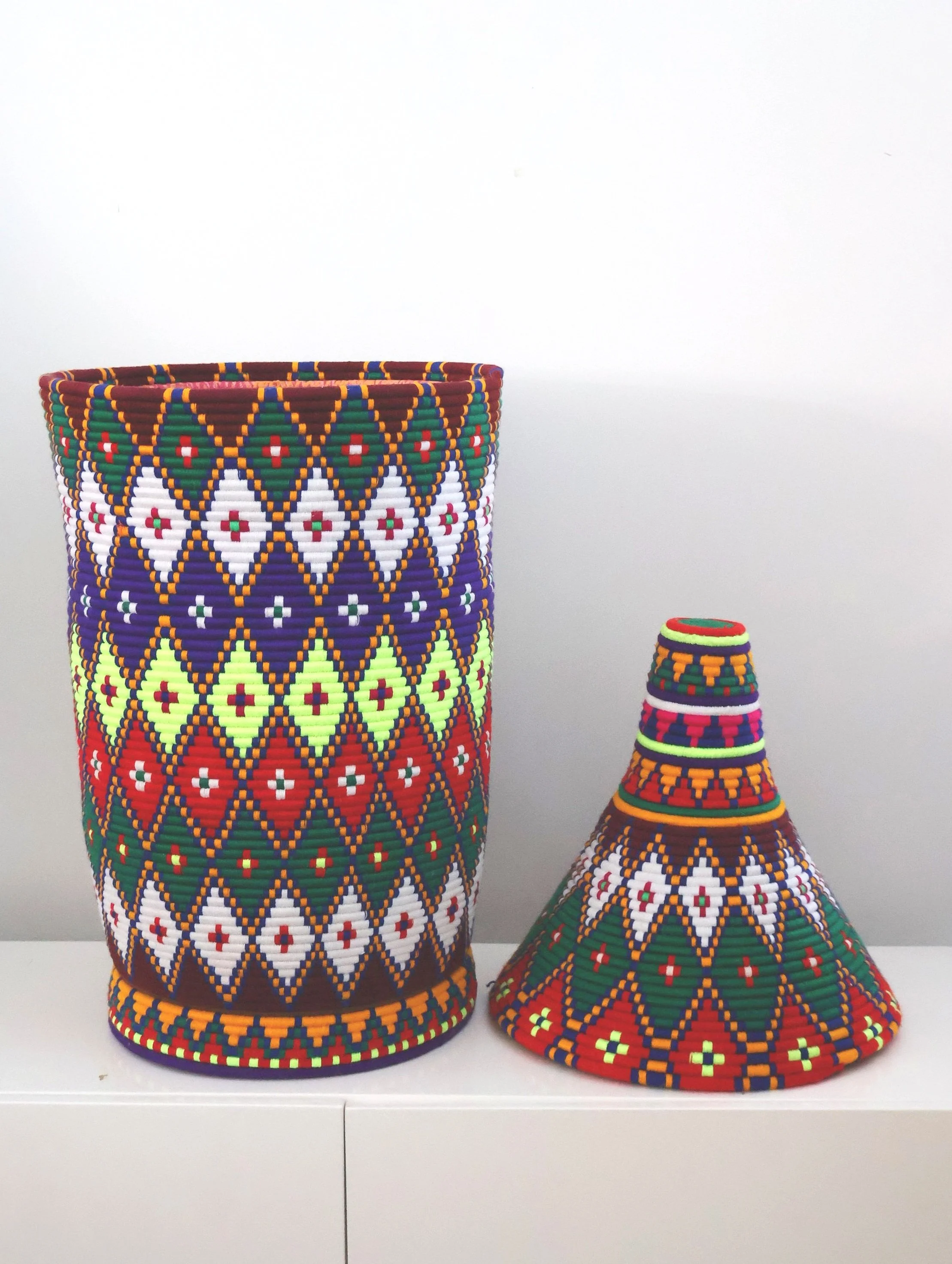 SOUK Supersized Berber Baskets - XXXL Multi Coloured #1