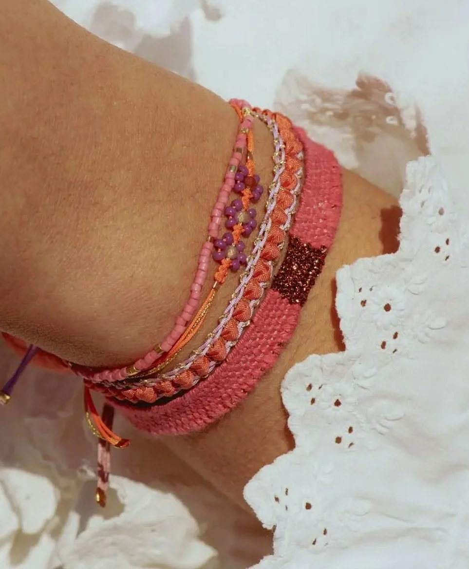 Maison Plune Daisy Bracelet-Blue