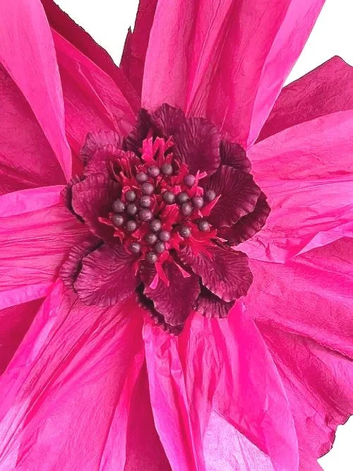 Saa XLarge Paper Flower Magenta