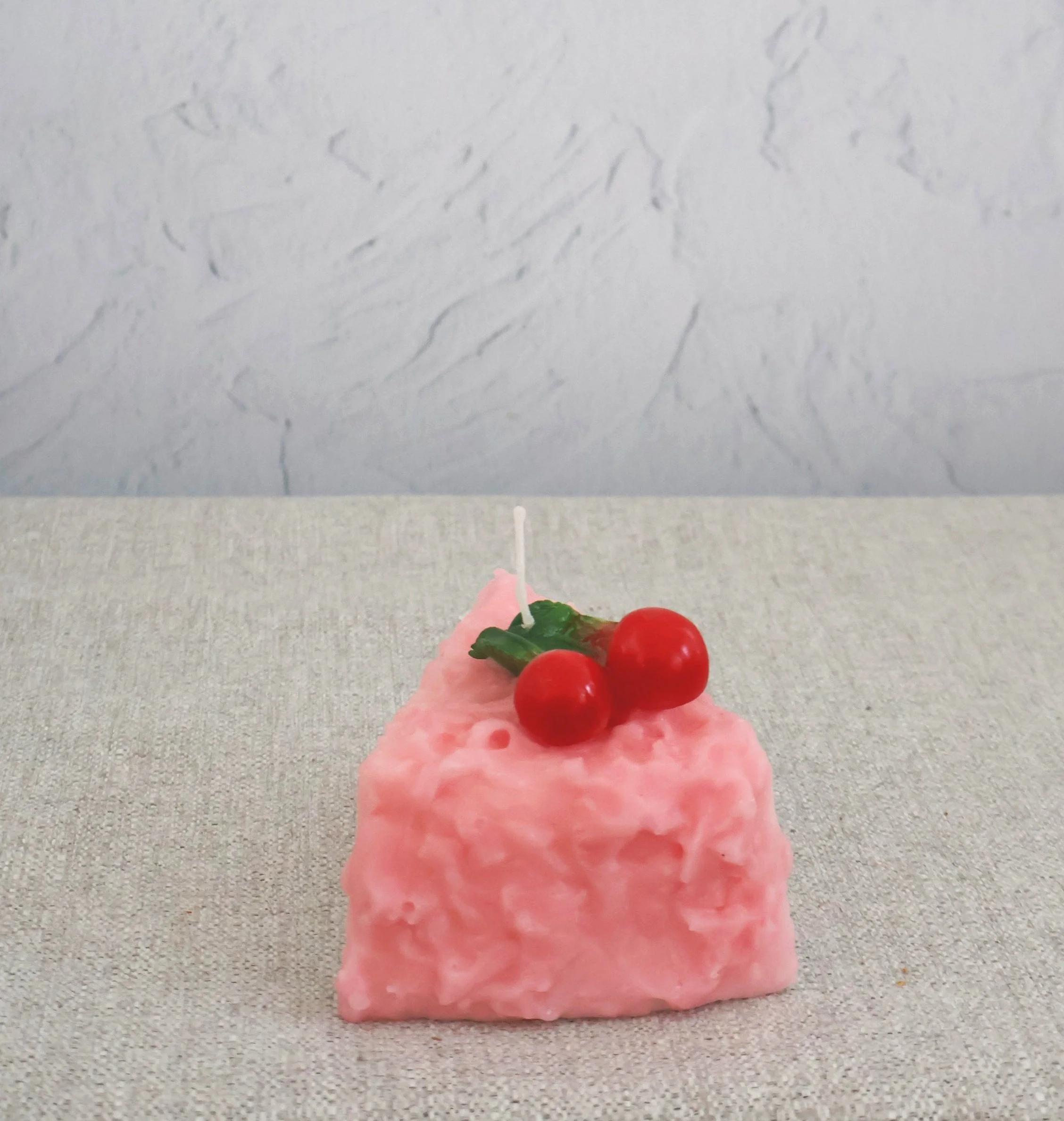 Cereria Introna Torta/Fette Ciliege Wax Candle -Cake Slice