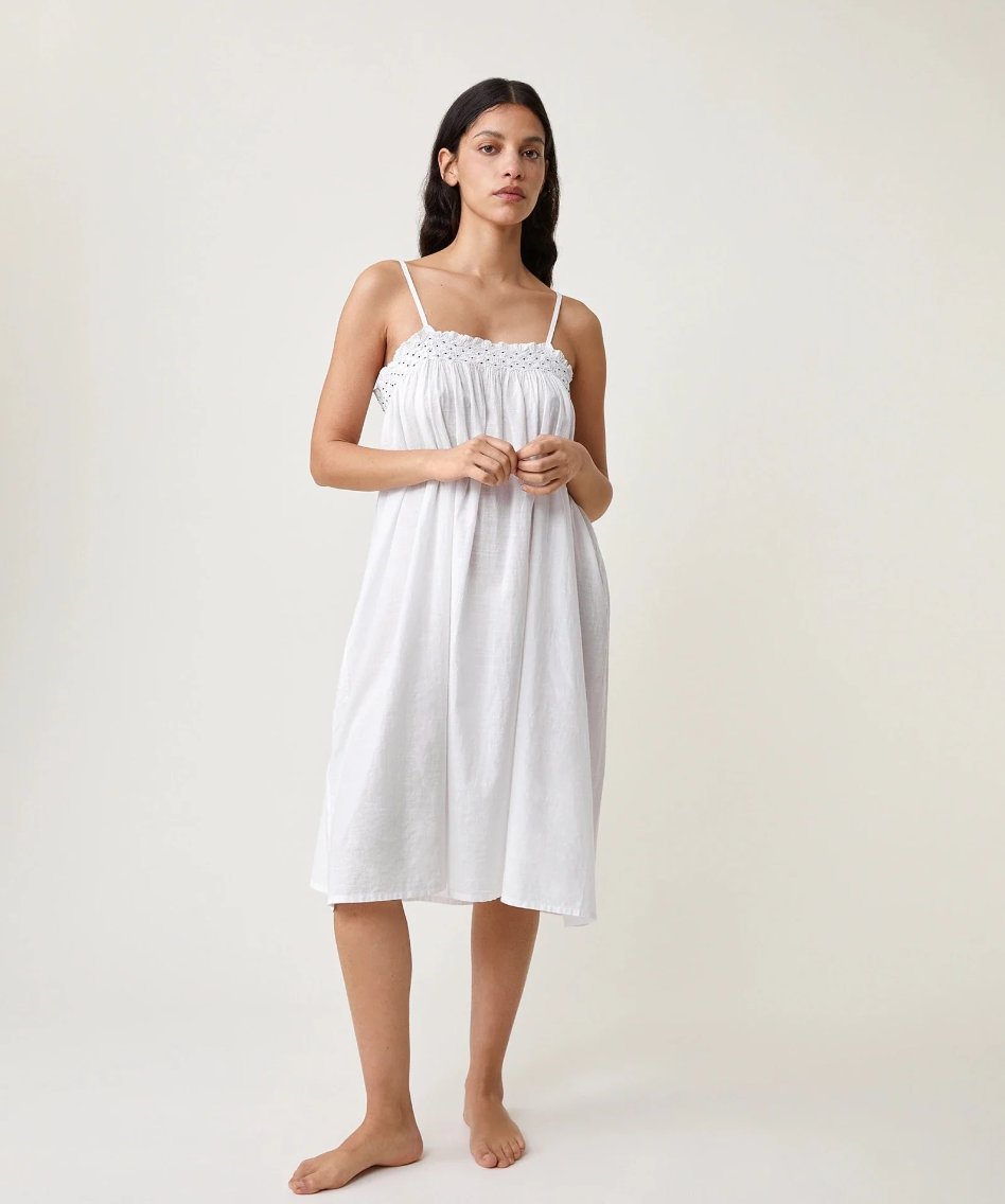 Scarlette Ateliers Sarah Night Dress-White