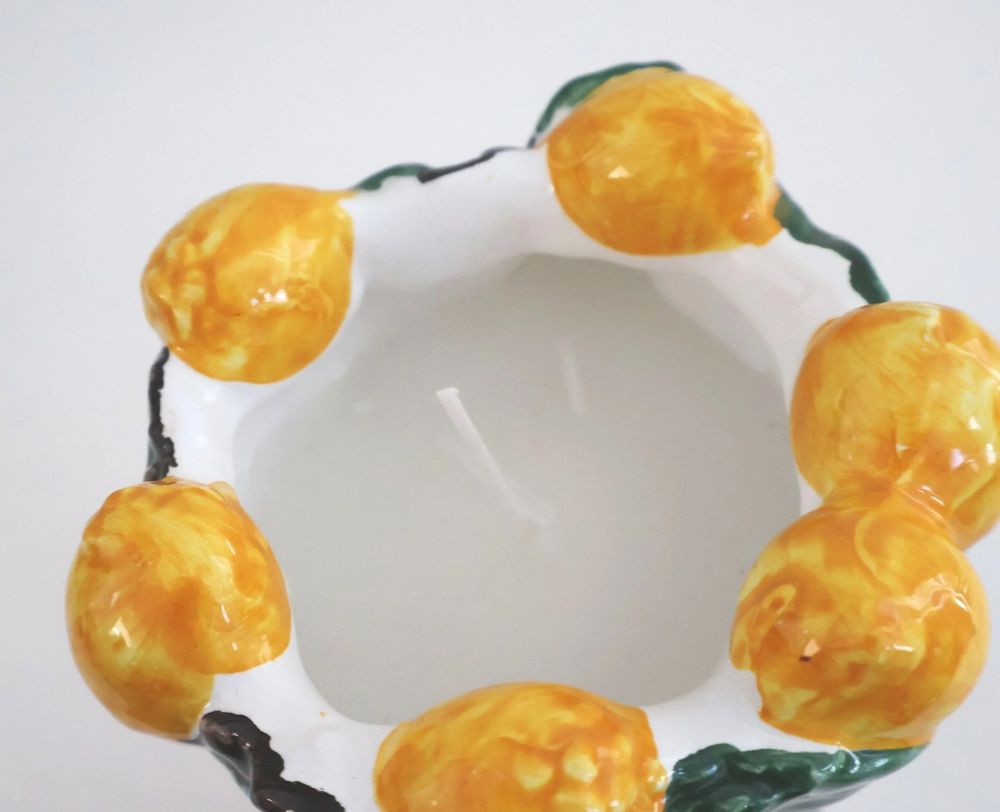 Les Ottomans Lemon Ceramic Scented Candle-Nicolo