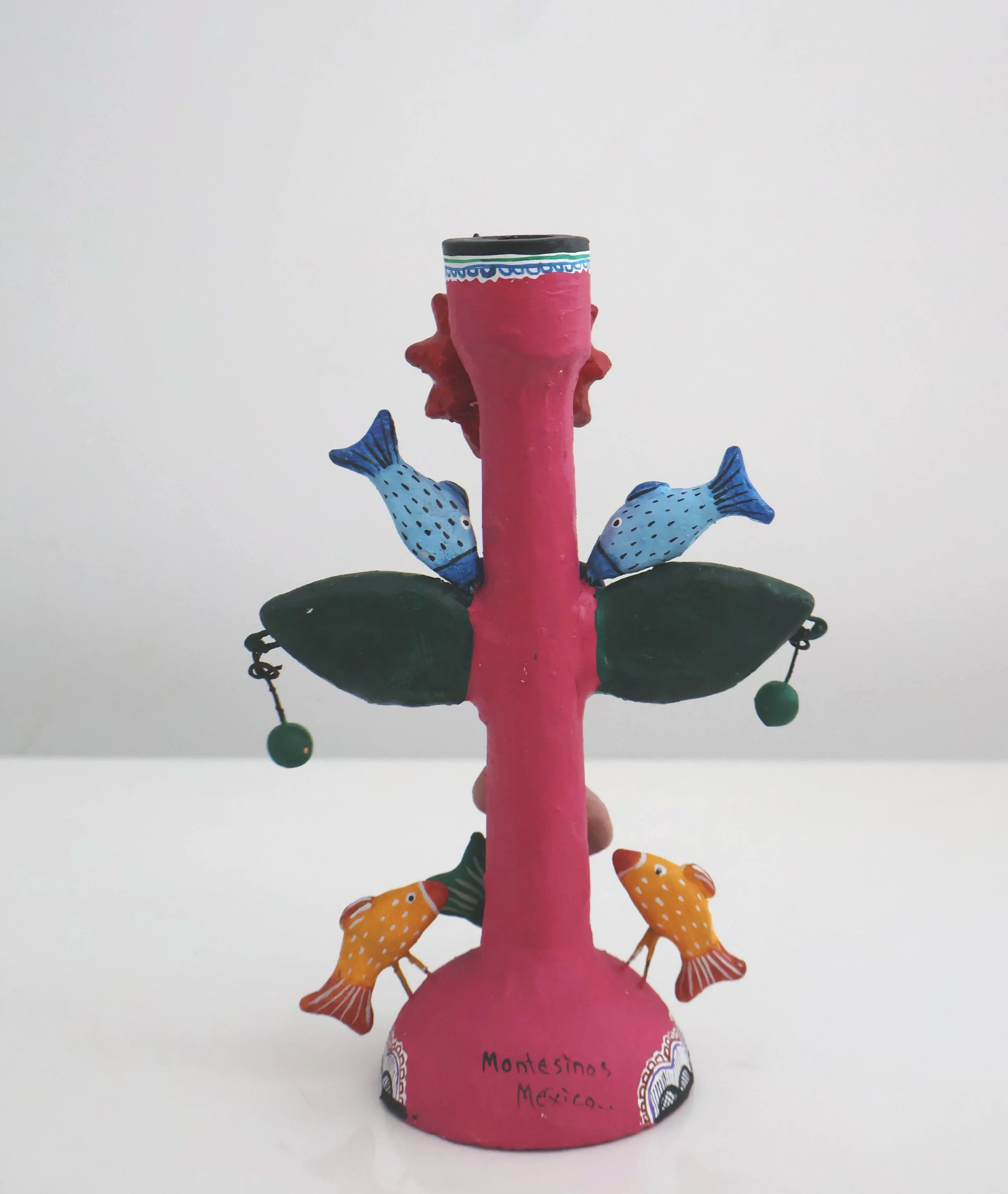 Mexican Mermaid Candelabra - Pink