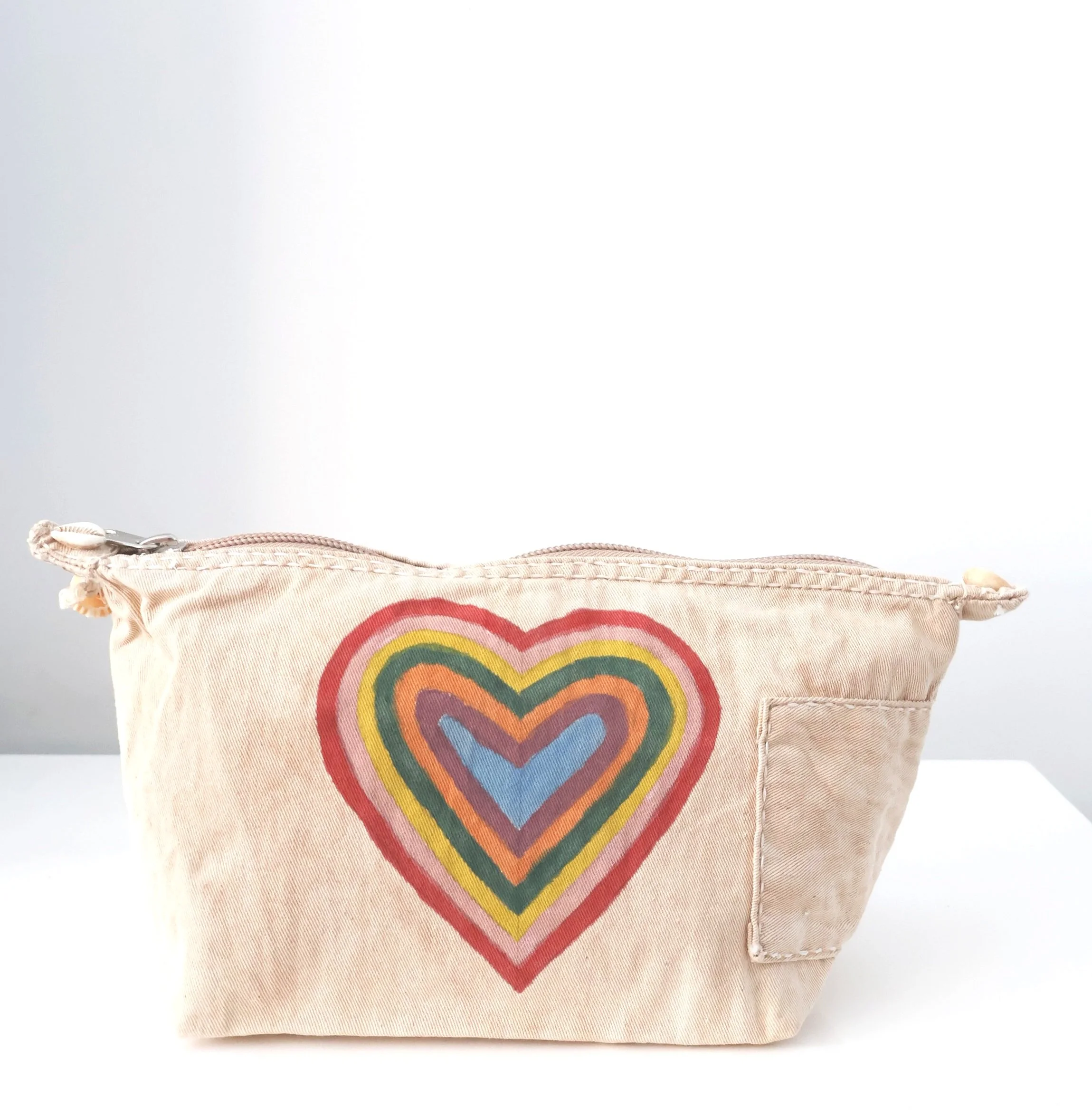Ali Lamu X Esplora Large LOVE X HEART Clutch -DoubleSided (Copy)