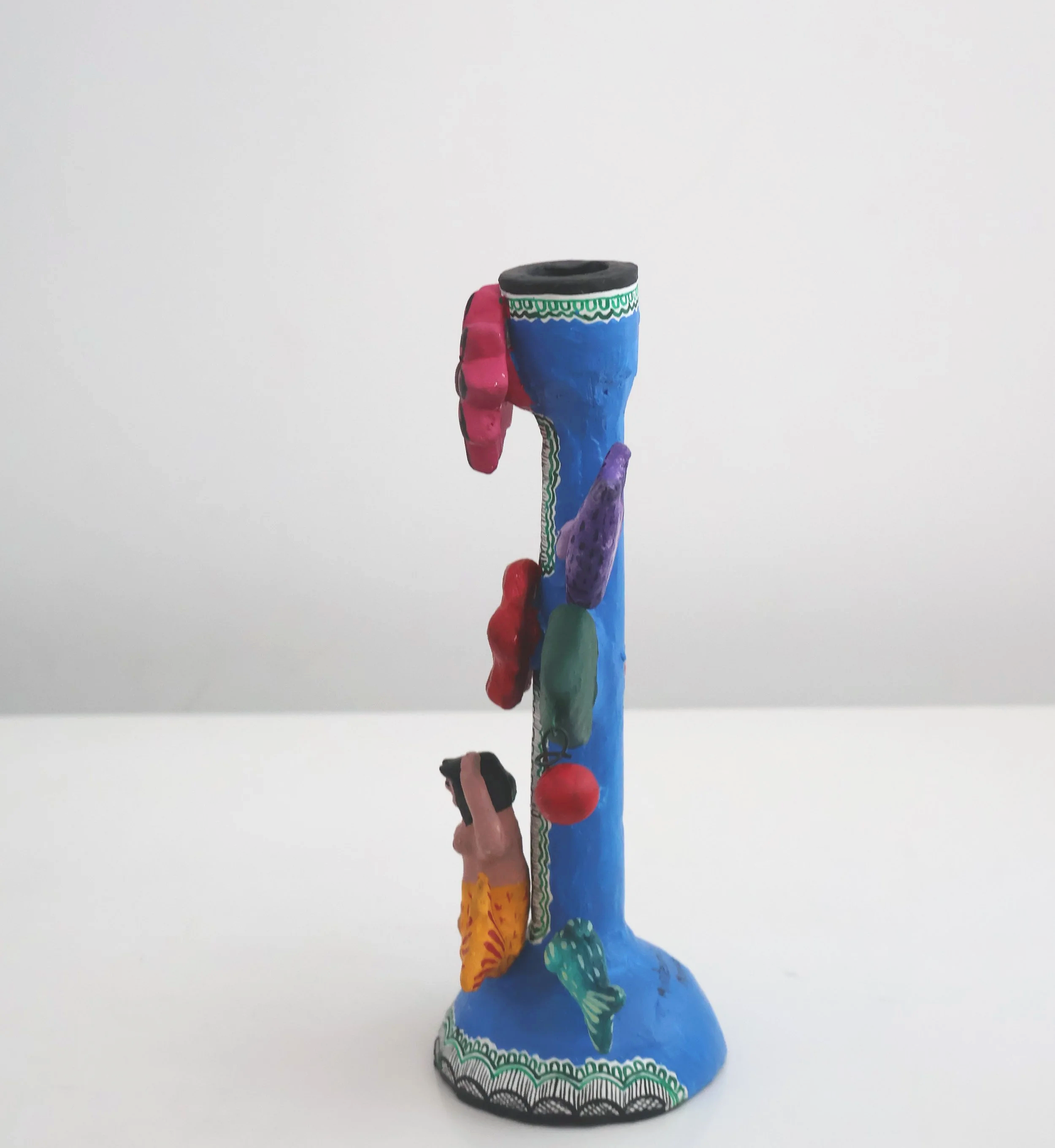 Mexican Mermaid Candelabra - Turquoise