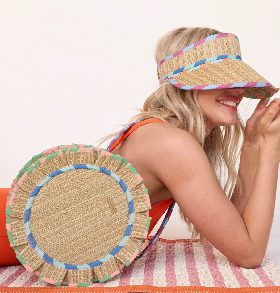 Lorna Murray Confetti Coast Sunshine Sun Visor- Midi Small