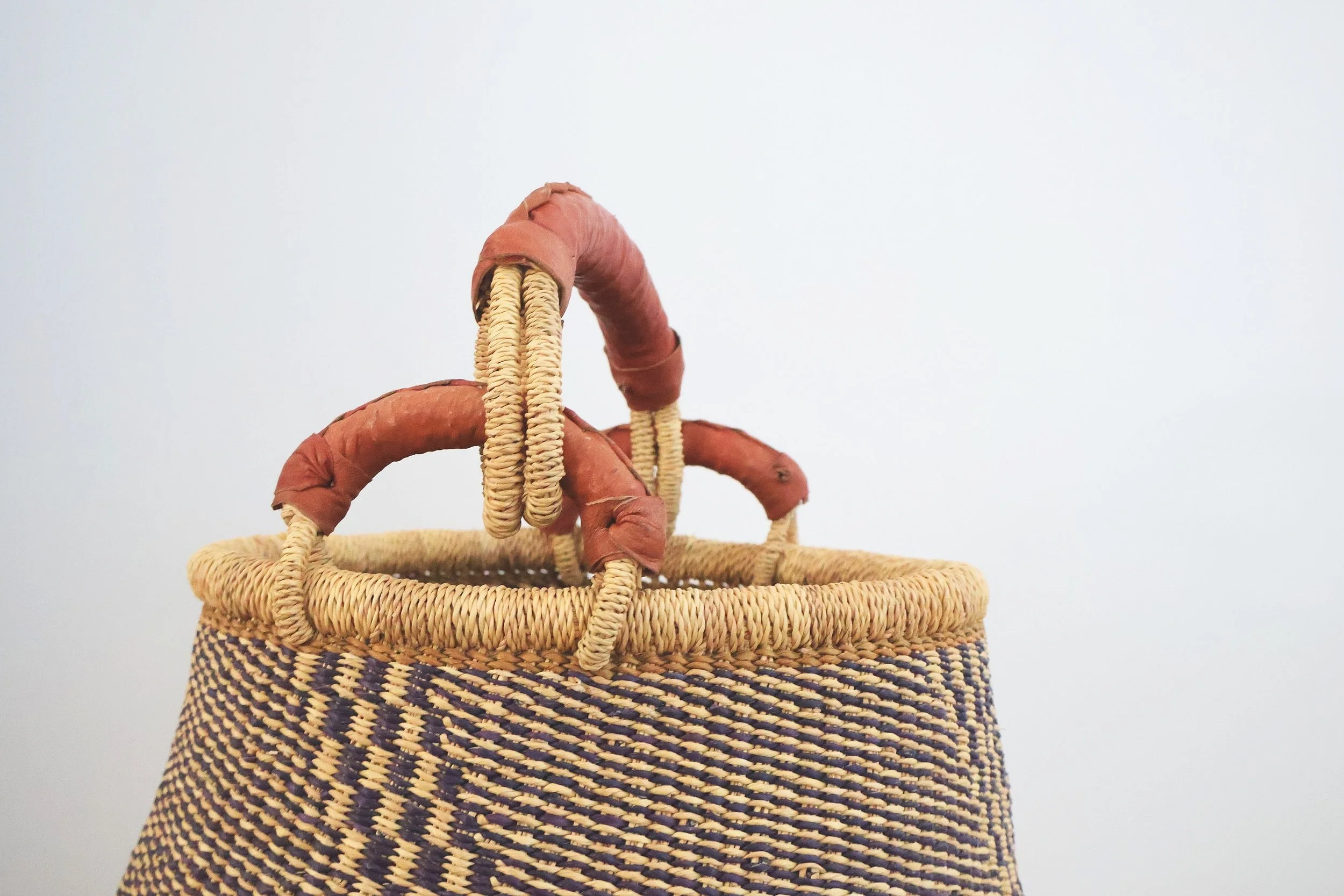 Bolgatanga Handwoven Pot Basket- Large #3