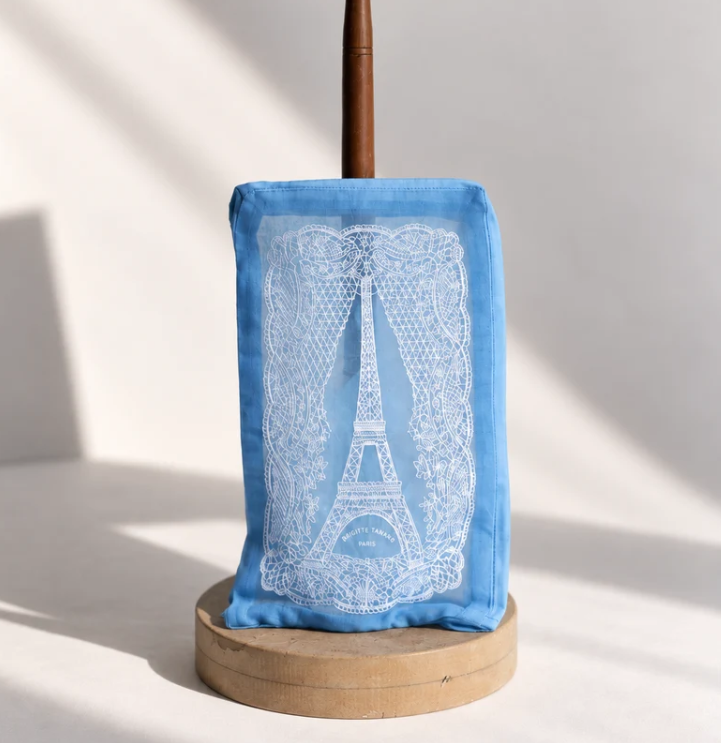 Brigitte Tanaka Dentelle Tour Eiffel Organza Pouch