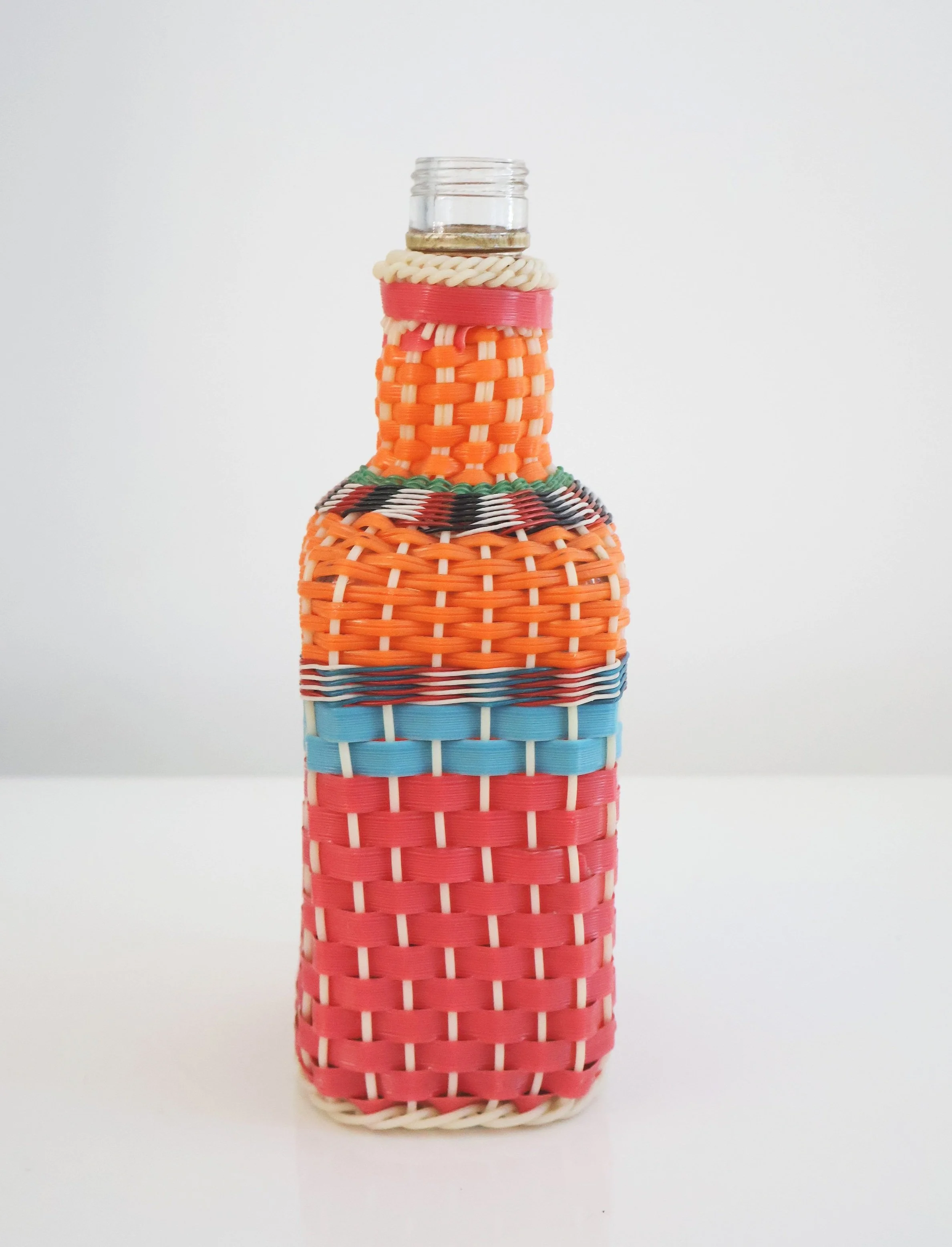 All'Origine Balkan Woven Glass Flask 4