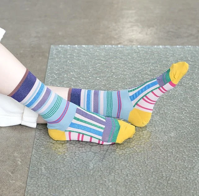 COQ Japanese Socks-Horizon Sky Blue