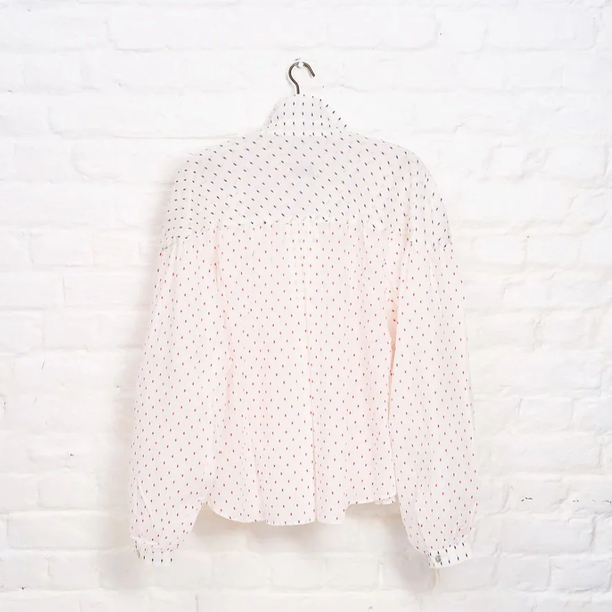 Paolina Celia Red & Blue Iconic Shirt