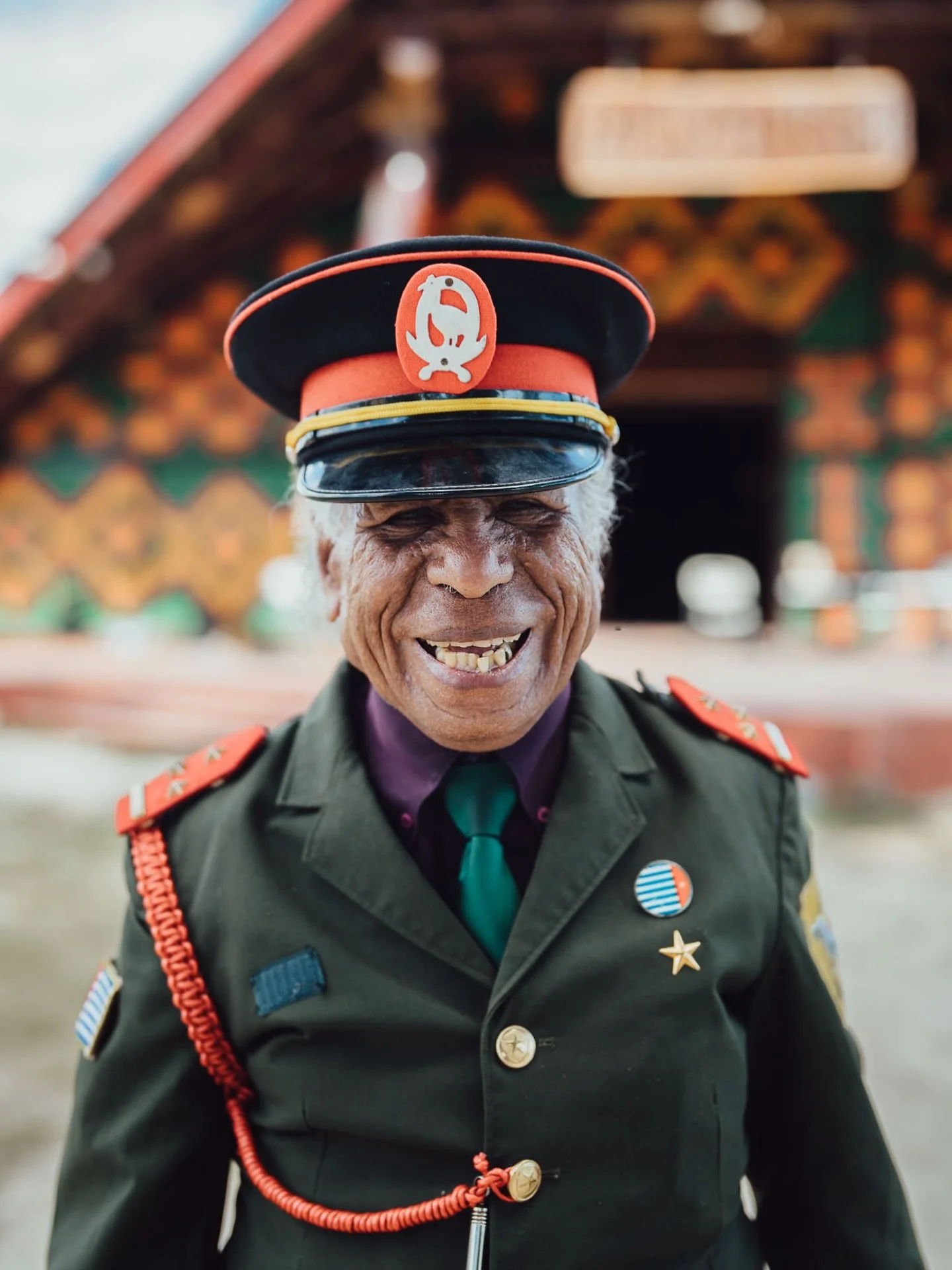 Meet Freddy Waromi, Head of the West Papua Foreign Mission in Vanuatu. Today, the Morning Star 64th year anniversary took place at the Chief&rsquo;s nakamal, supporting the independence for West Papua ✨
.
&ldquo;We will not be free until all Melanesi