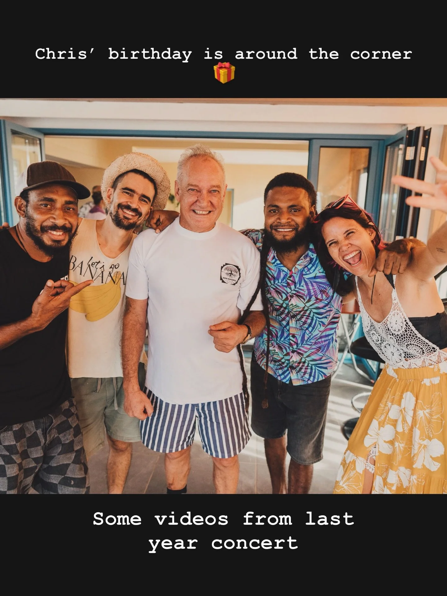 It&rsquo;s that time of the year again ! Our fan n&deg;1 is gonna celebrate his birthday and we re gonna be there for it 🥳🎶
.
A few videos from last year amazing 4hours+ concert including some songs of Yosh, a guest coming to play guitar, Chris sca