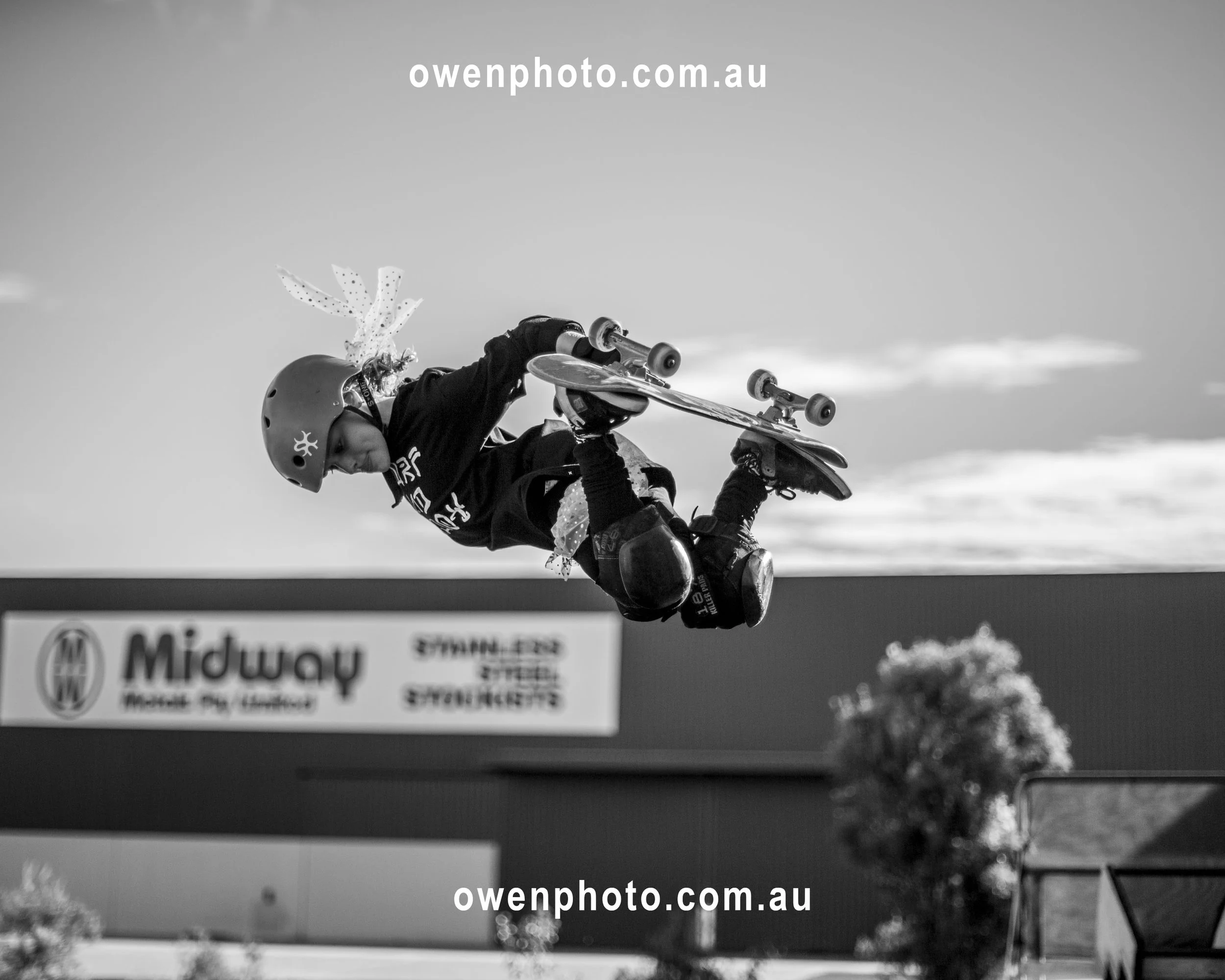Sabre Norris skateboarding - ,Ellen Show, owenphoto.com.au