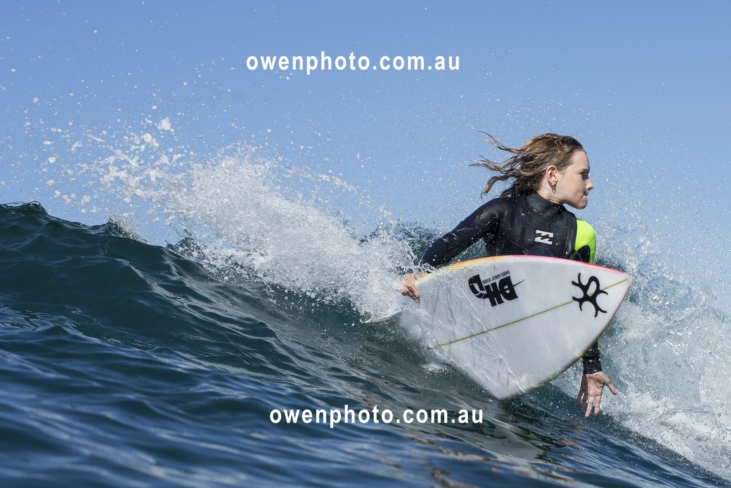 Sabre Norris surfing, Ellen, - newcastle nsw - @owenphoto