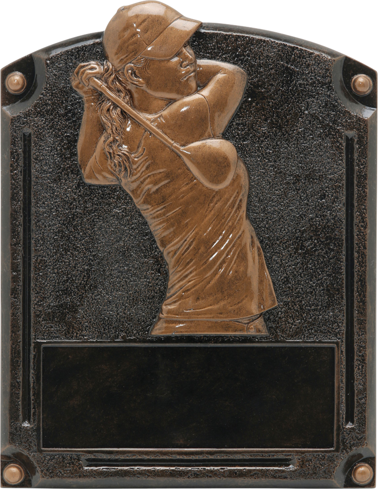 Legends of Fame Golf Resin-Female (2 sizes) — The Trophy Case