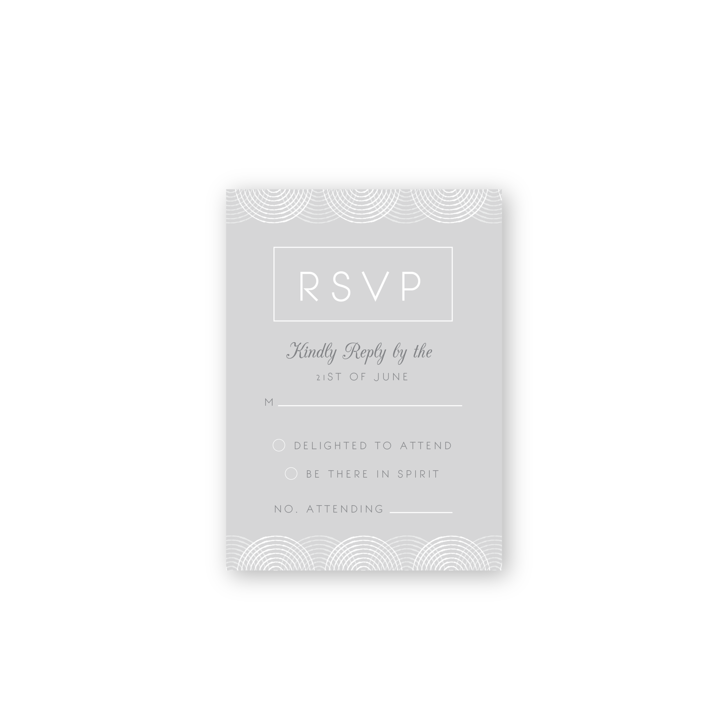Fleur RSVP Card