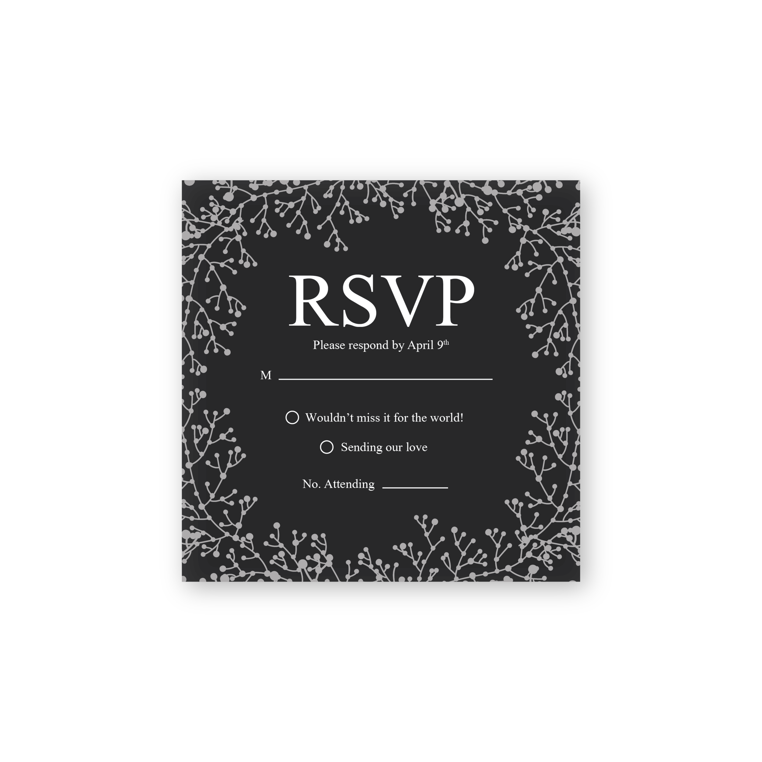 Jade RSVP Card