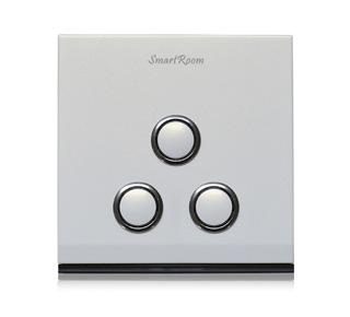 Smart Wall Switch(Three-button, High-power, L, Tempering glass)
